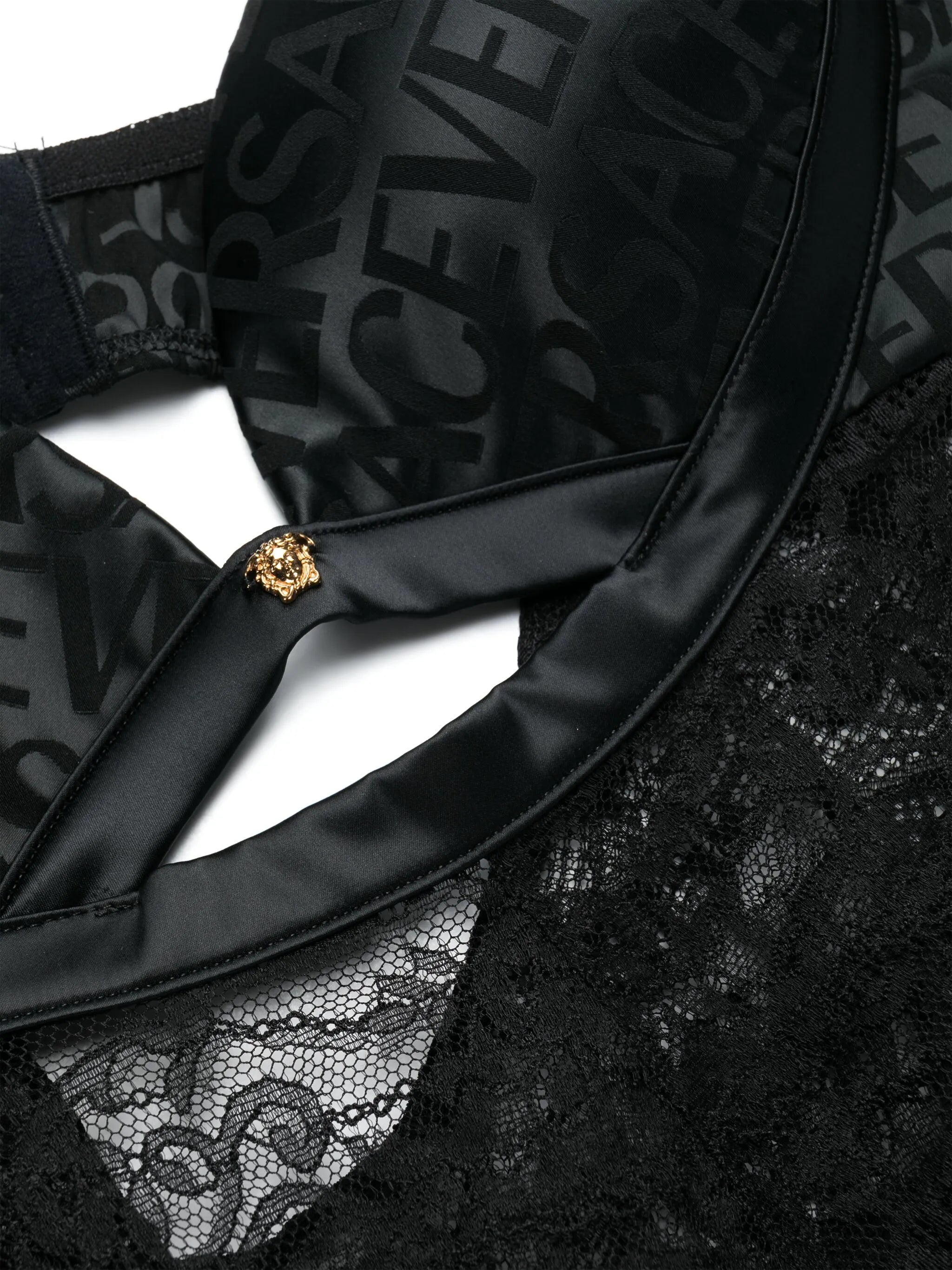 Versace Allover Barocco-print bodysuit