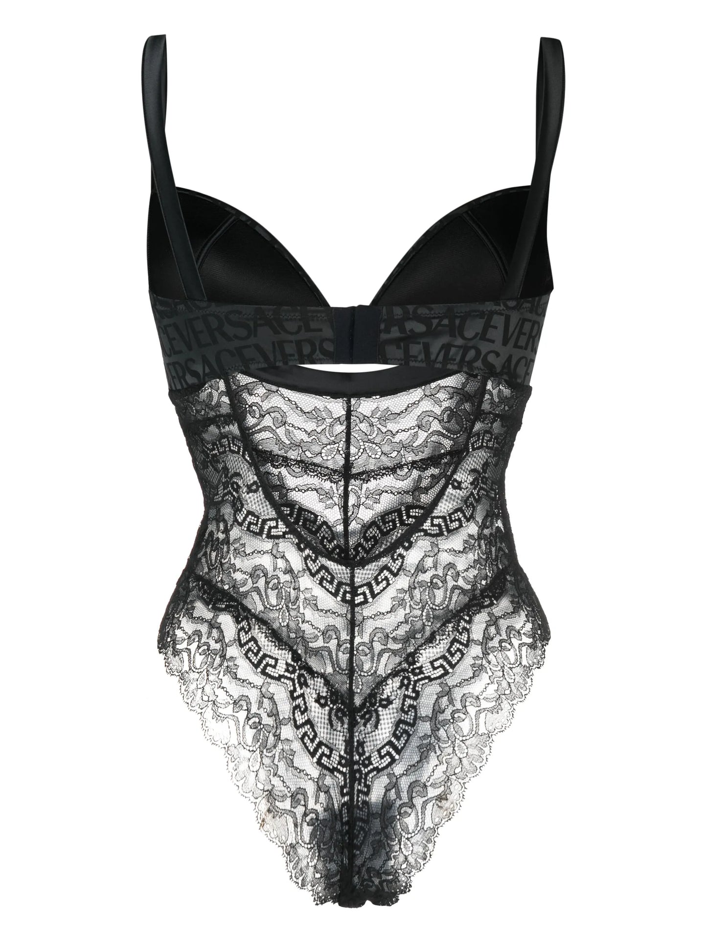 Versace Allover Barocco-print bodysuit