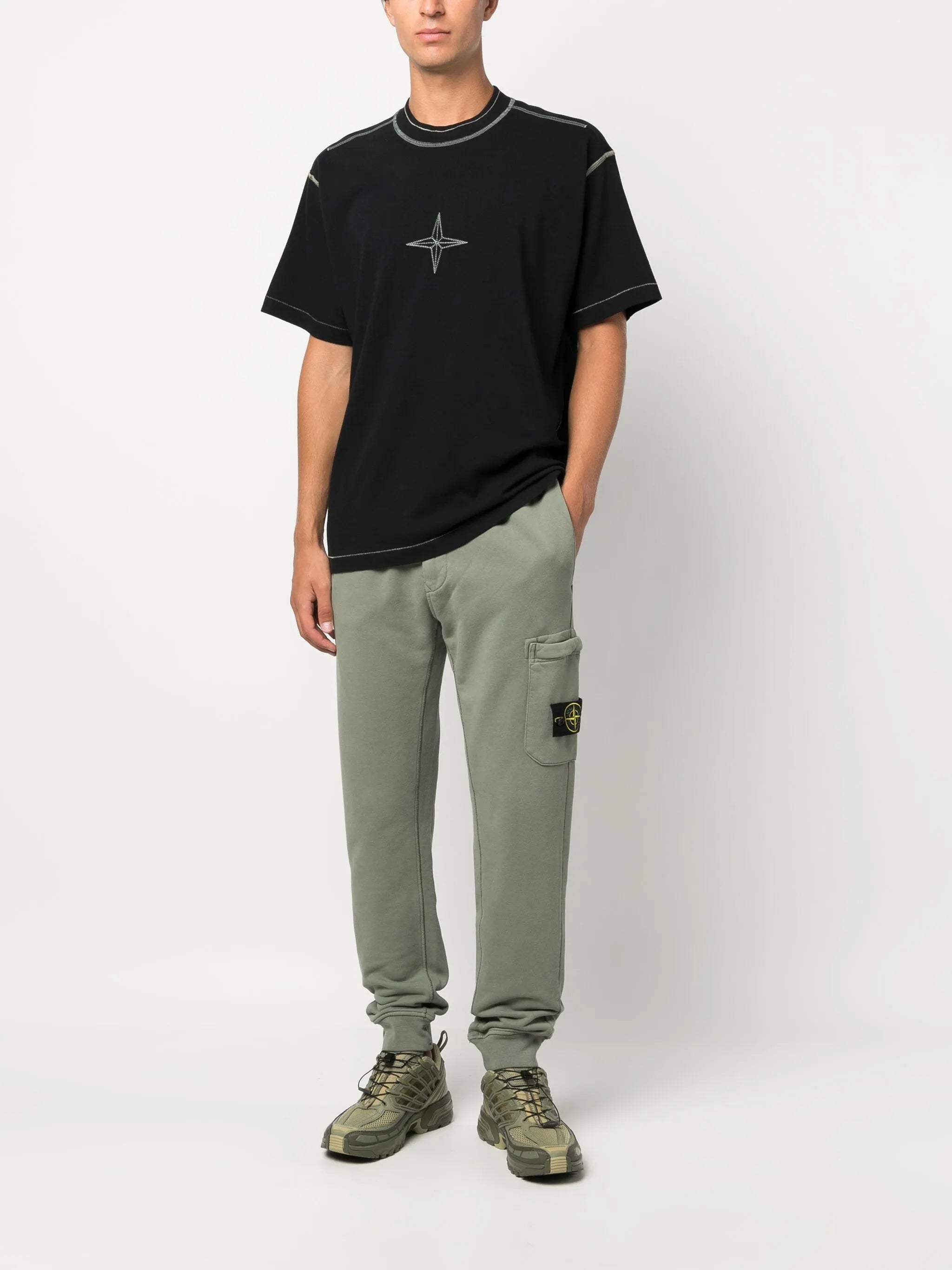 logo-print cotton T-shirt