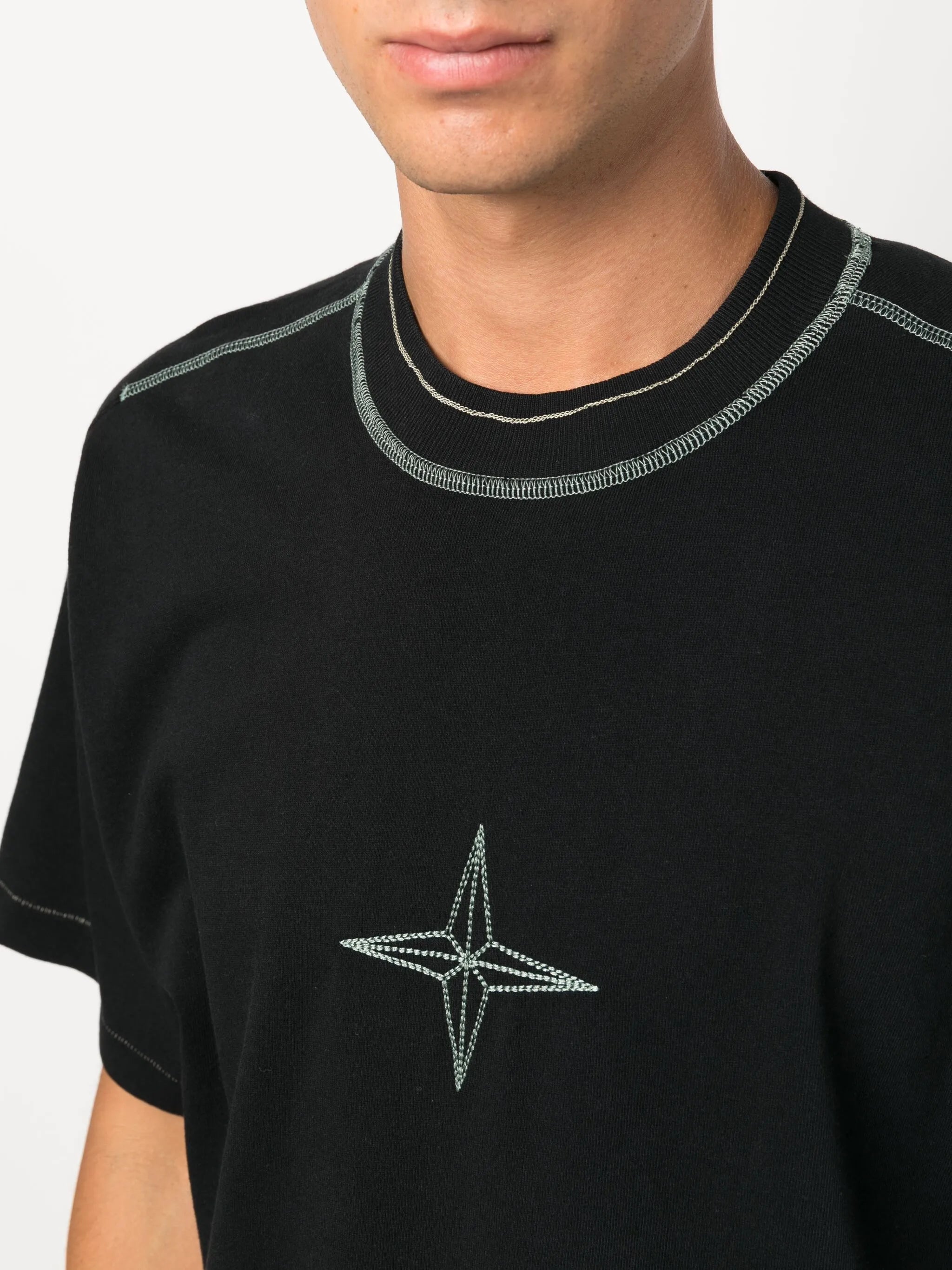 logo-print cotton T-shirt
