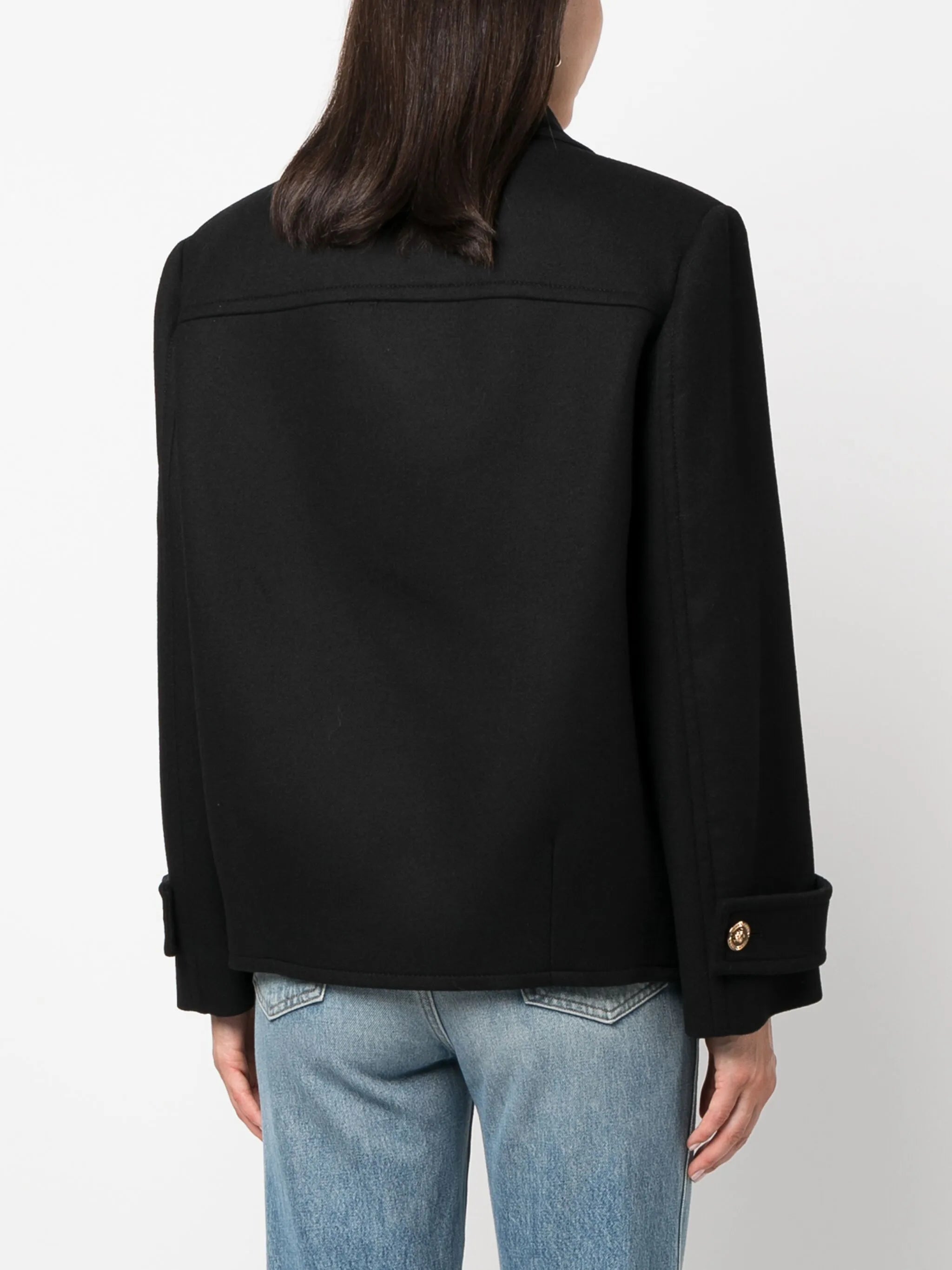 Medusa double-breasted coat