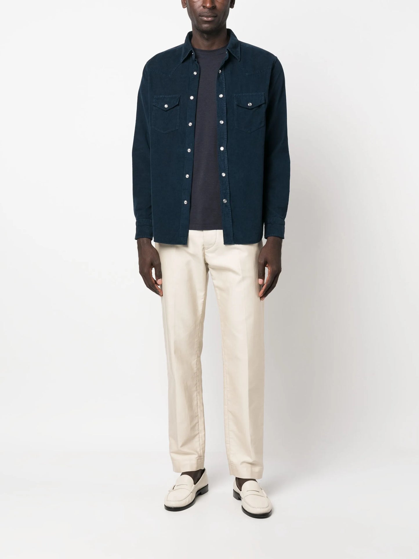 long-sleeve cotton shirt