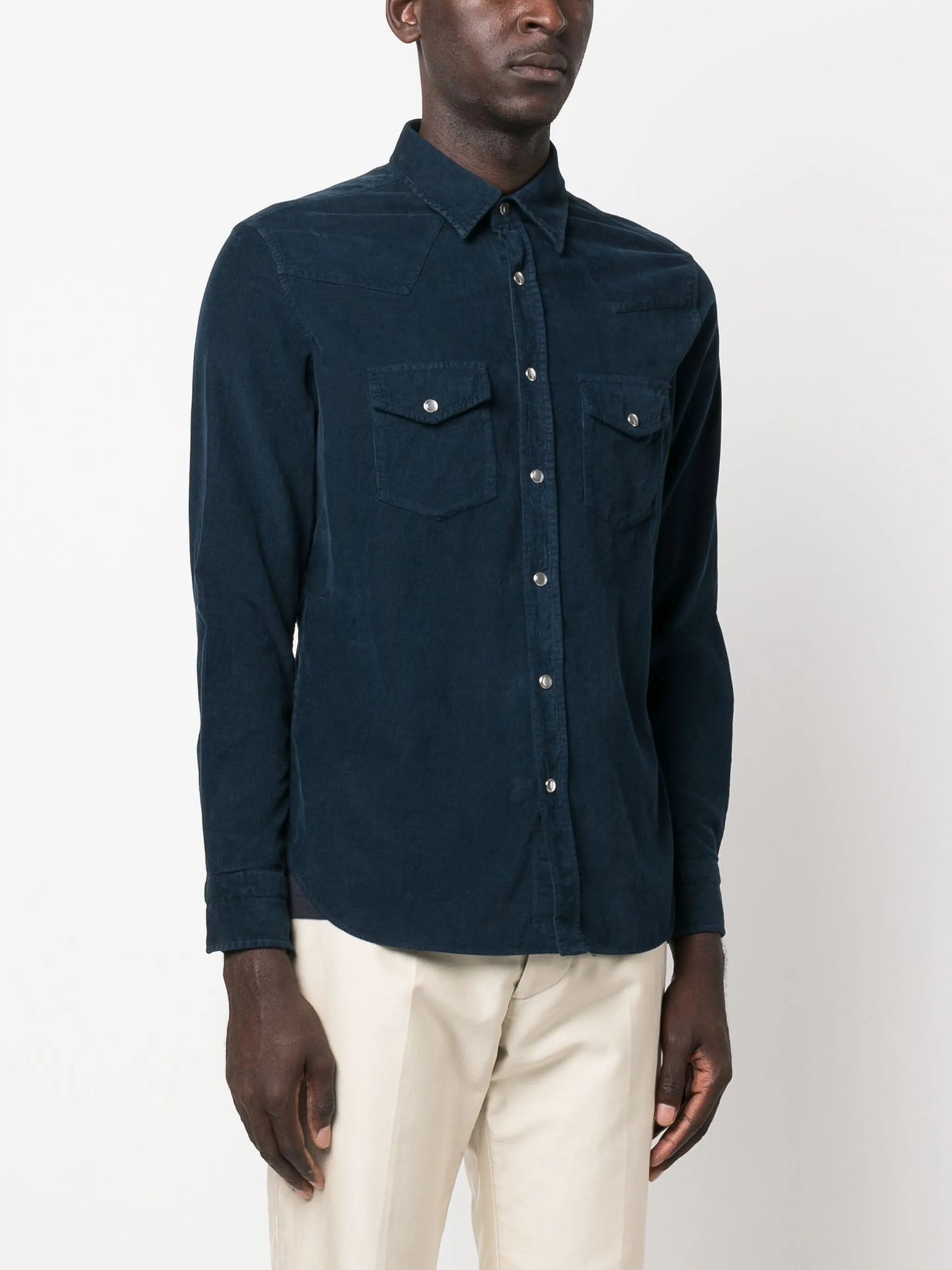long-sleeve cotton shirt