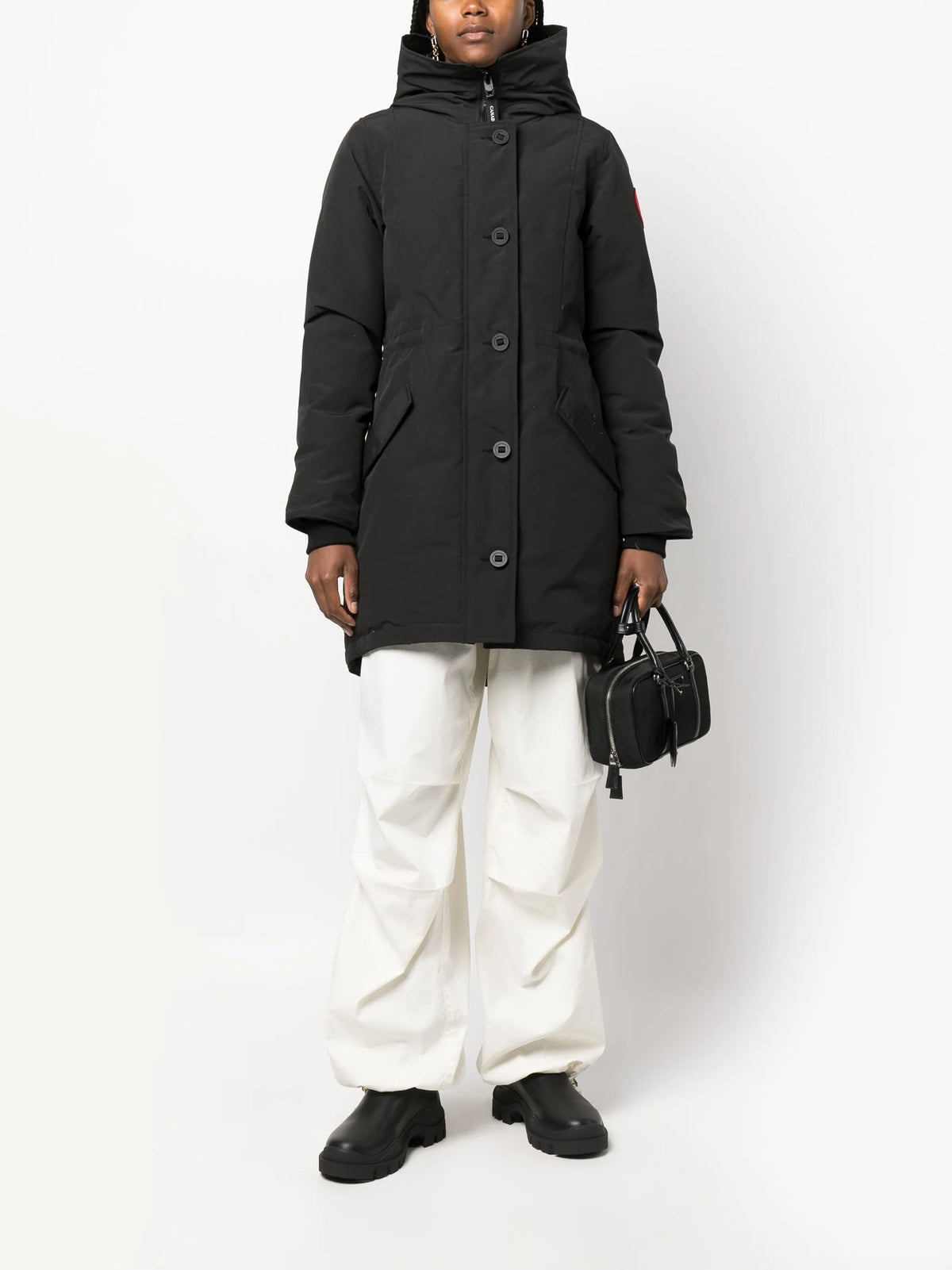 Rossclair padded hooded parka