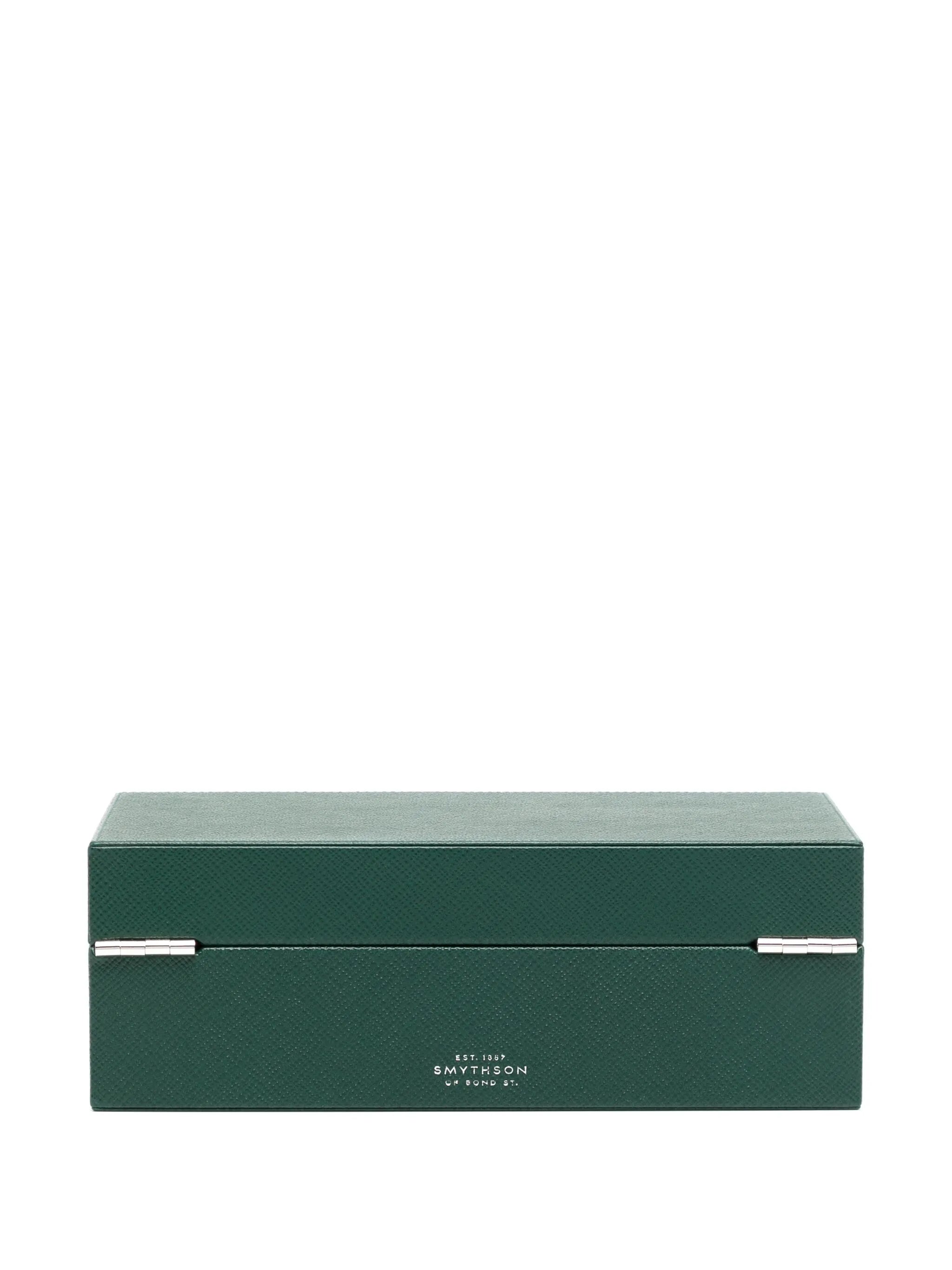 Panama leather watch box