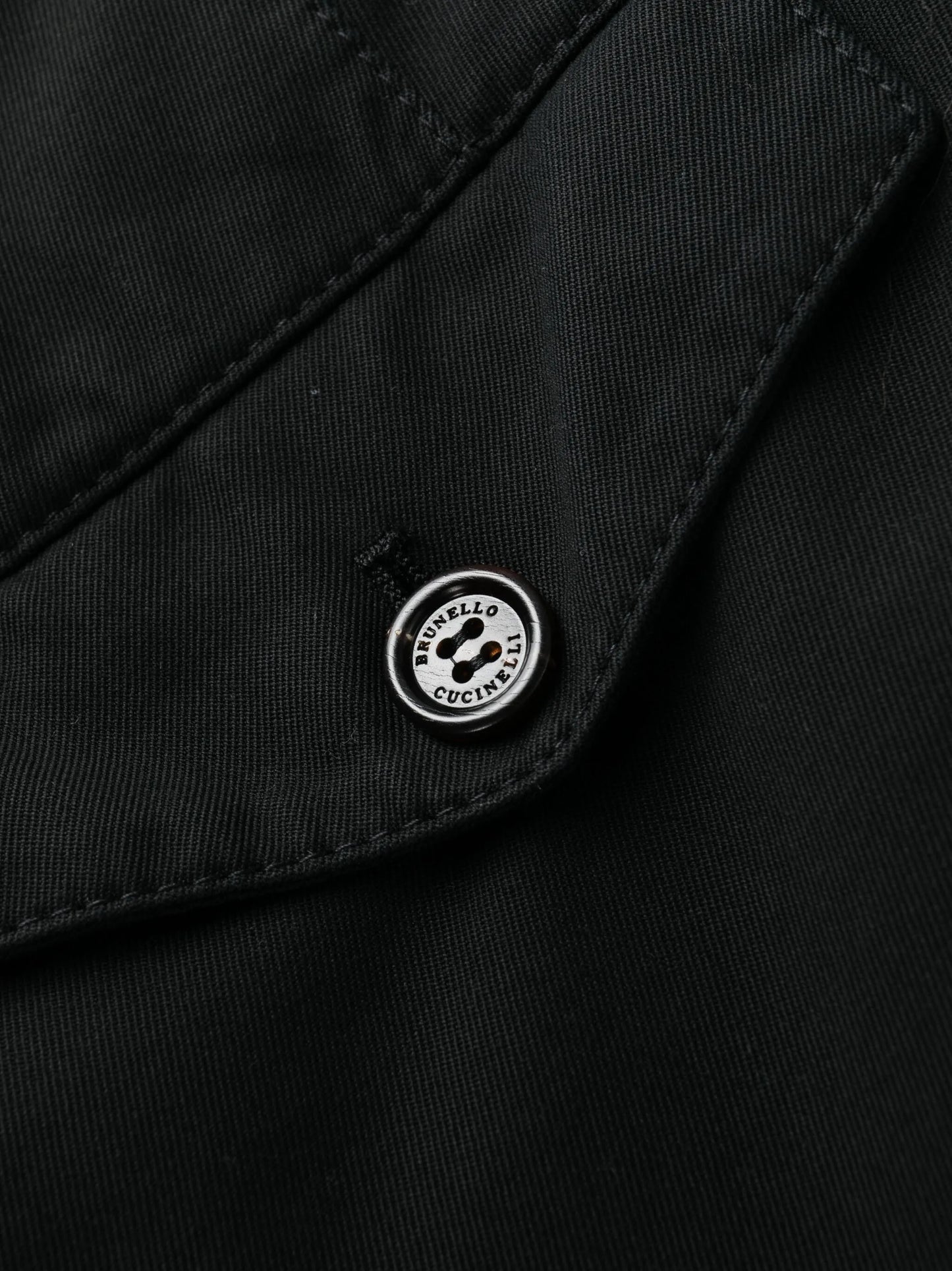 pleat-detail cotton chino trousers