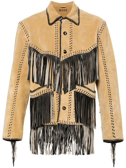 Appalachian fringed suede jacket