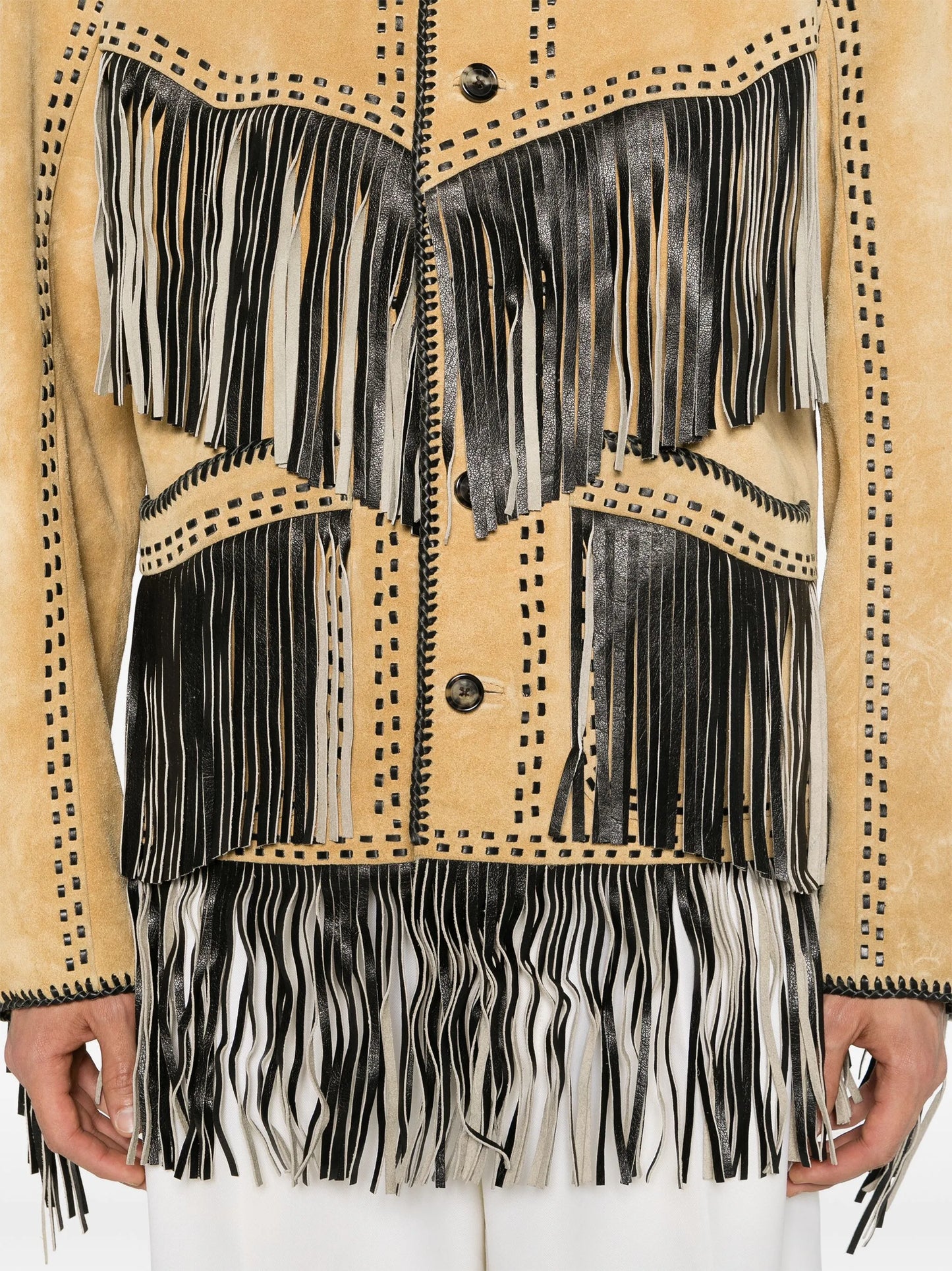 Appalachian fringed suede jacket