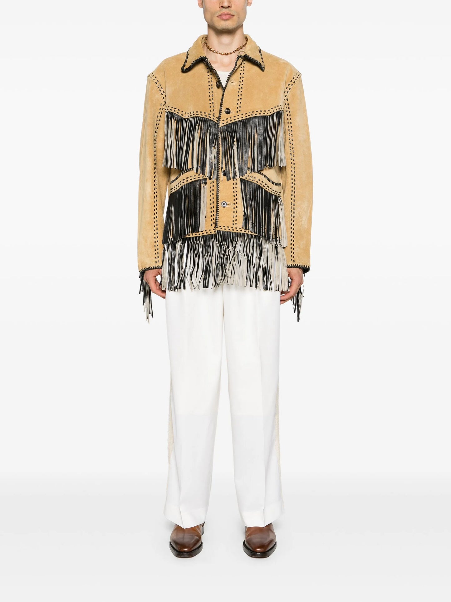Appalachian fringed suede jacket