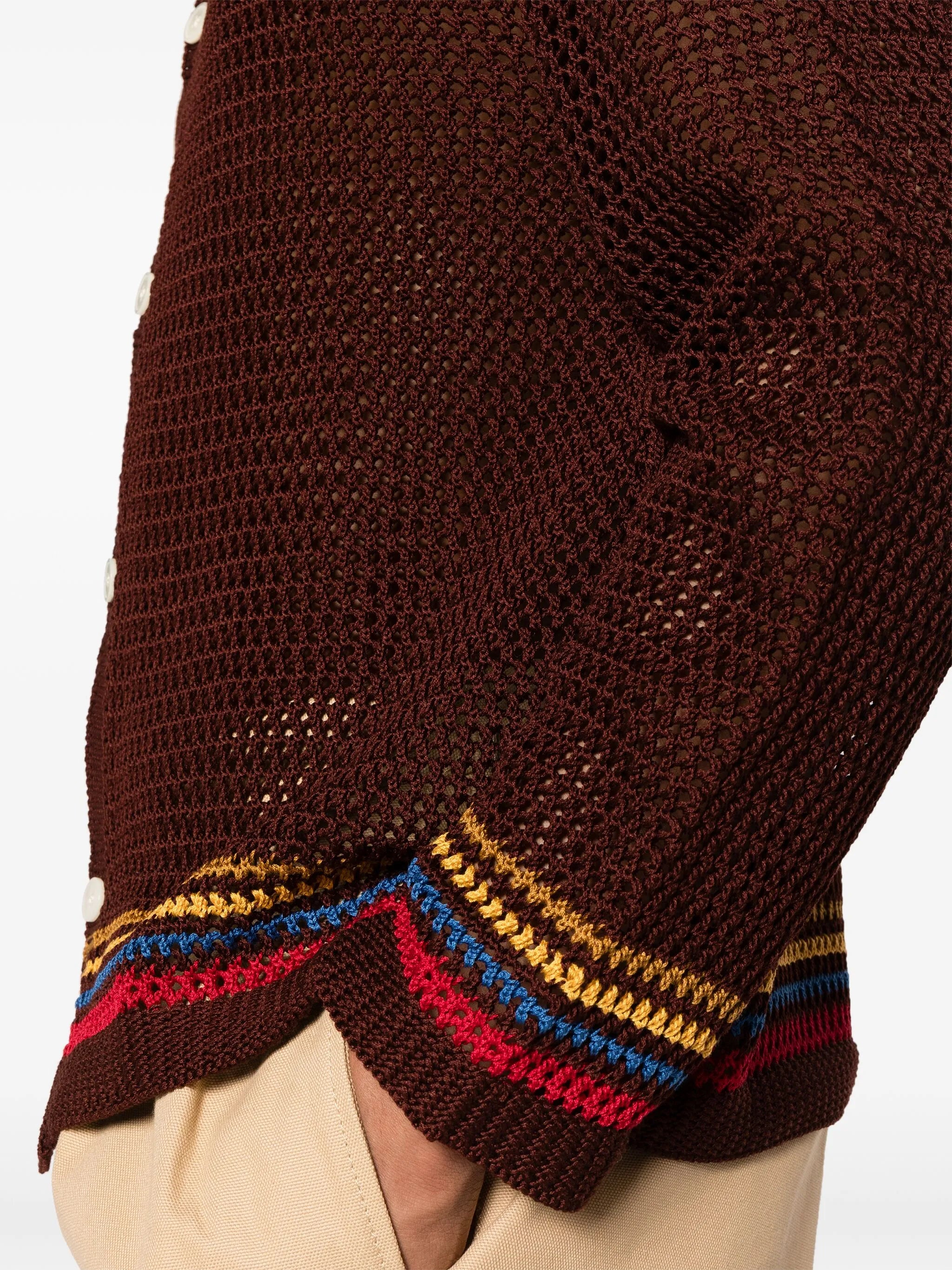 Bayberry open-knit shirt