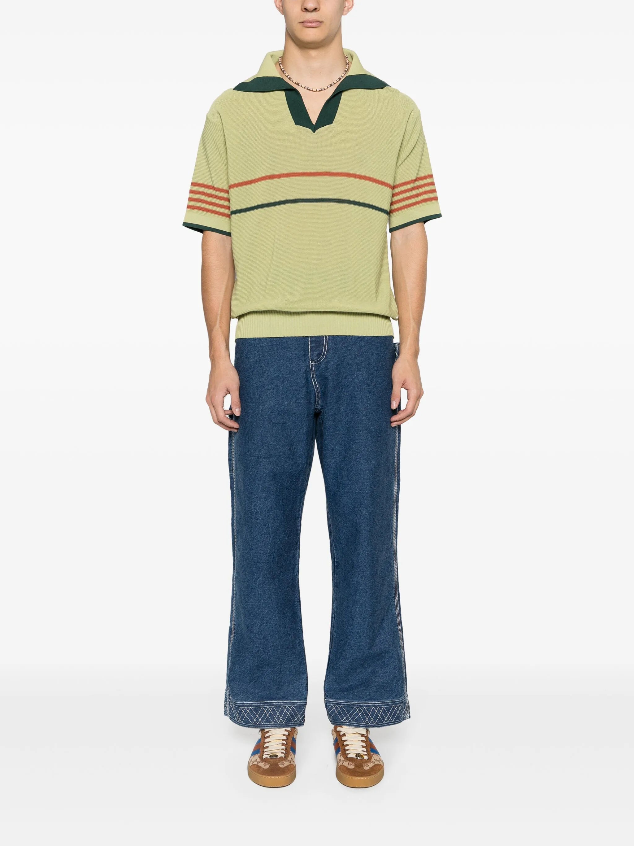 Palmer knitted polo shirt