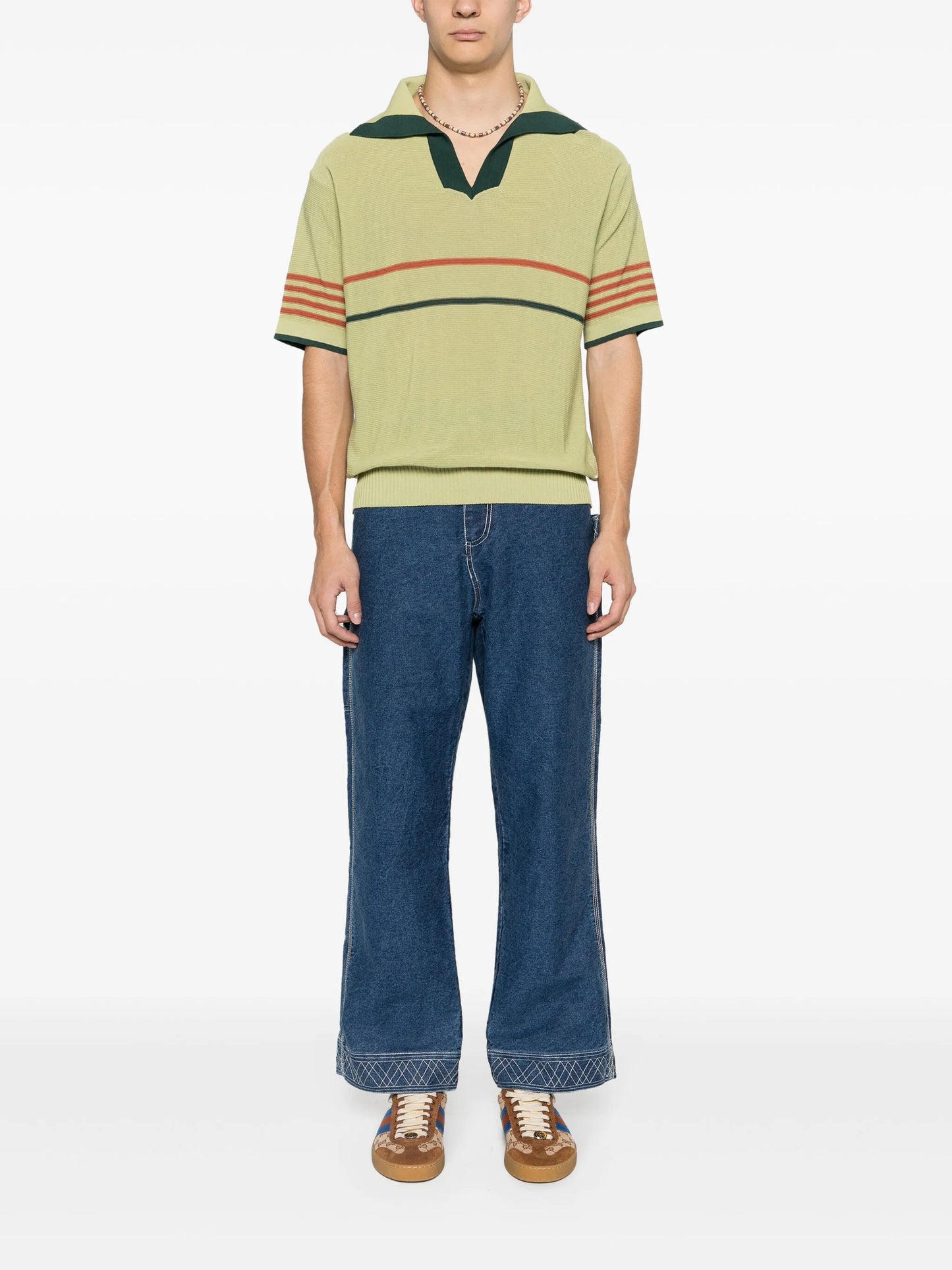 Palmer knitted polo shirt