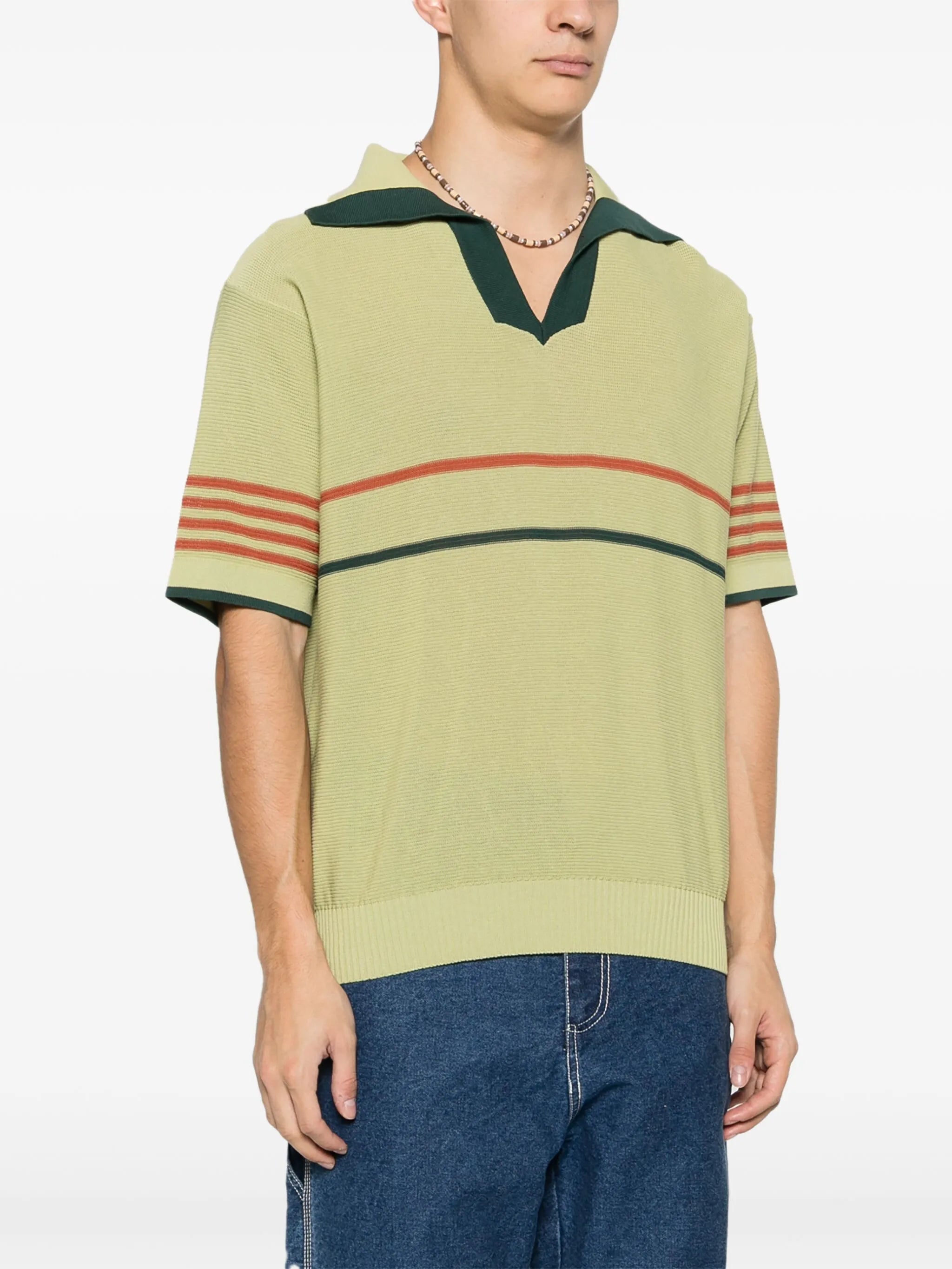 Palmer knitted polo shirt