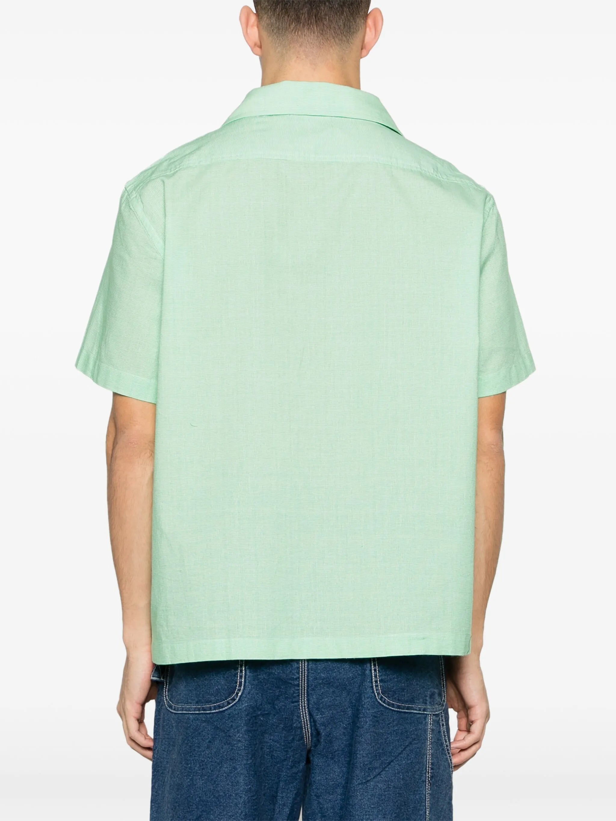 See You at the Barn checked shirt