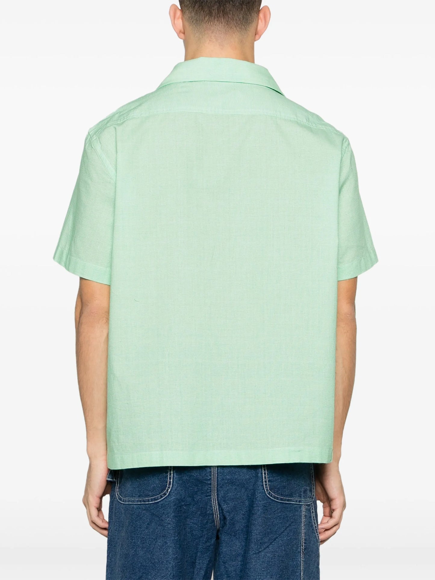 See You at the Barn checked shirt