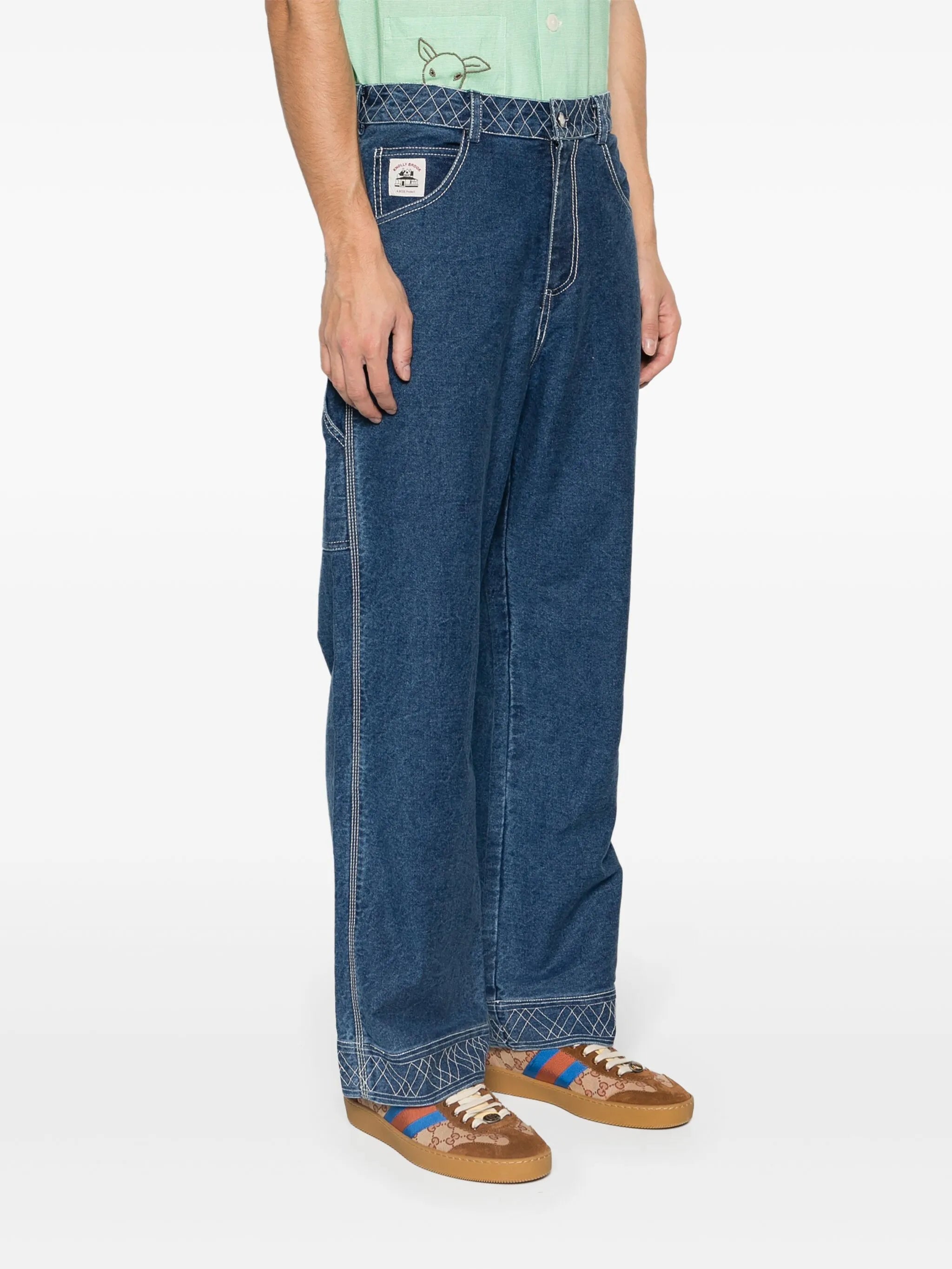 Knolly Brook mid-rise straight-leg jeans