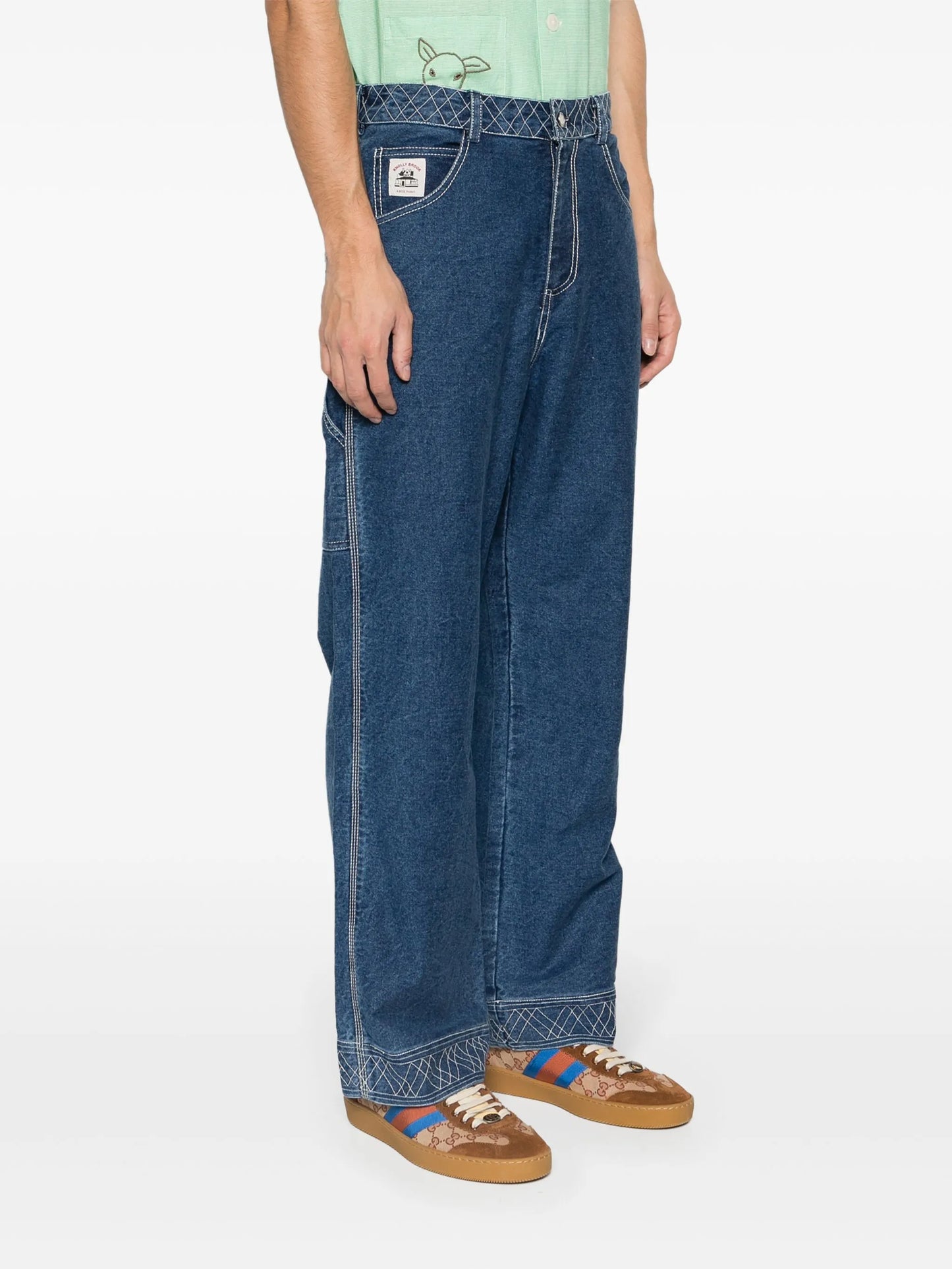 Knolly Brook mid-rise straight-leg jeans