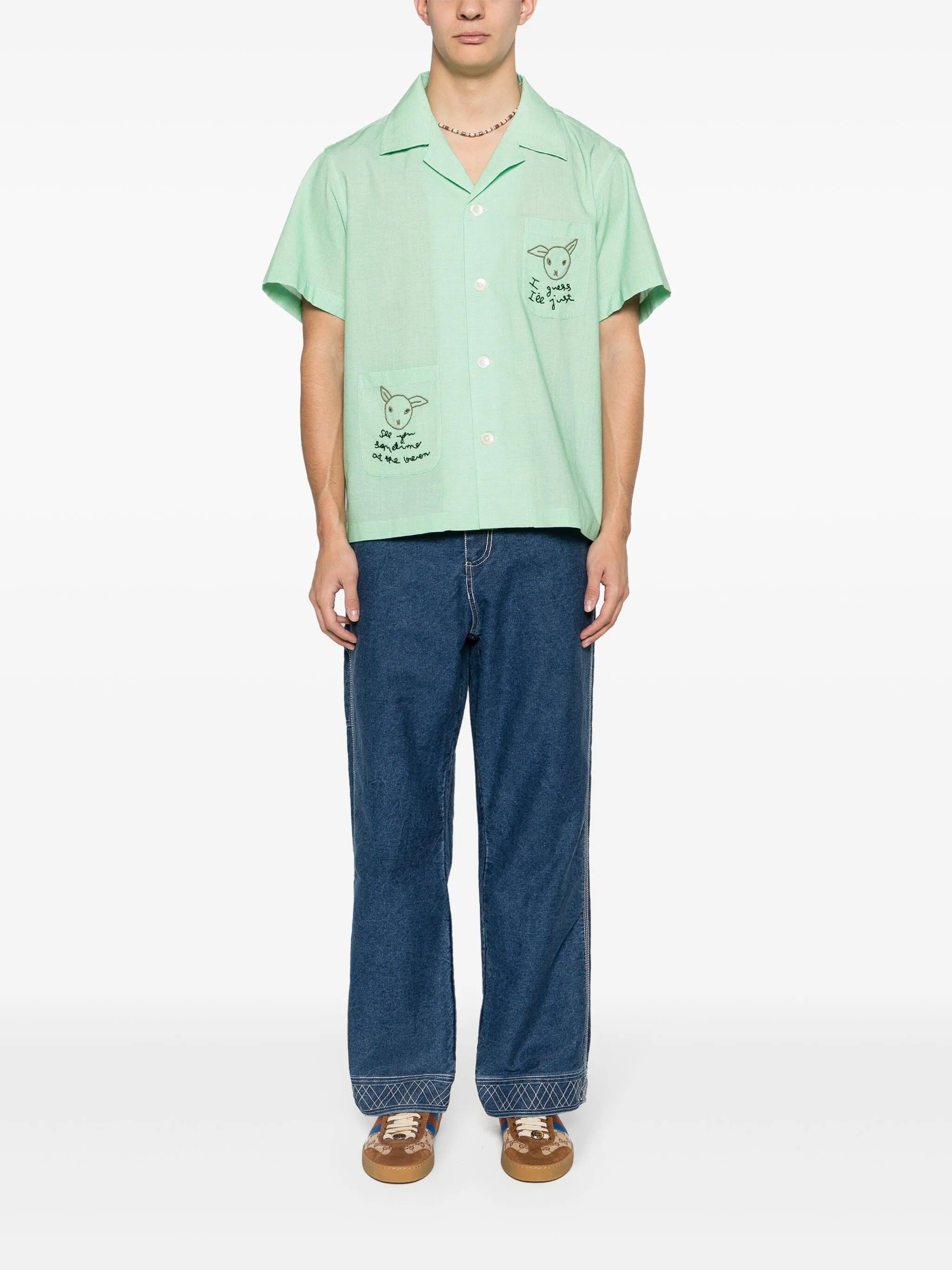 Knolly Brook mid-rise straight-leg jeans