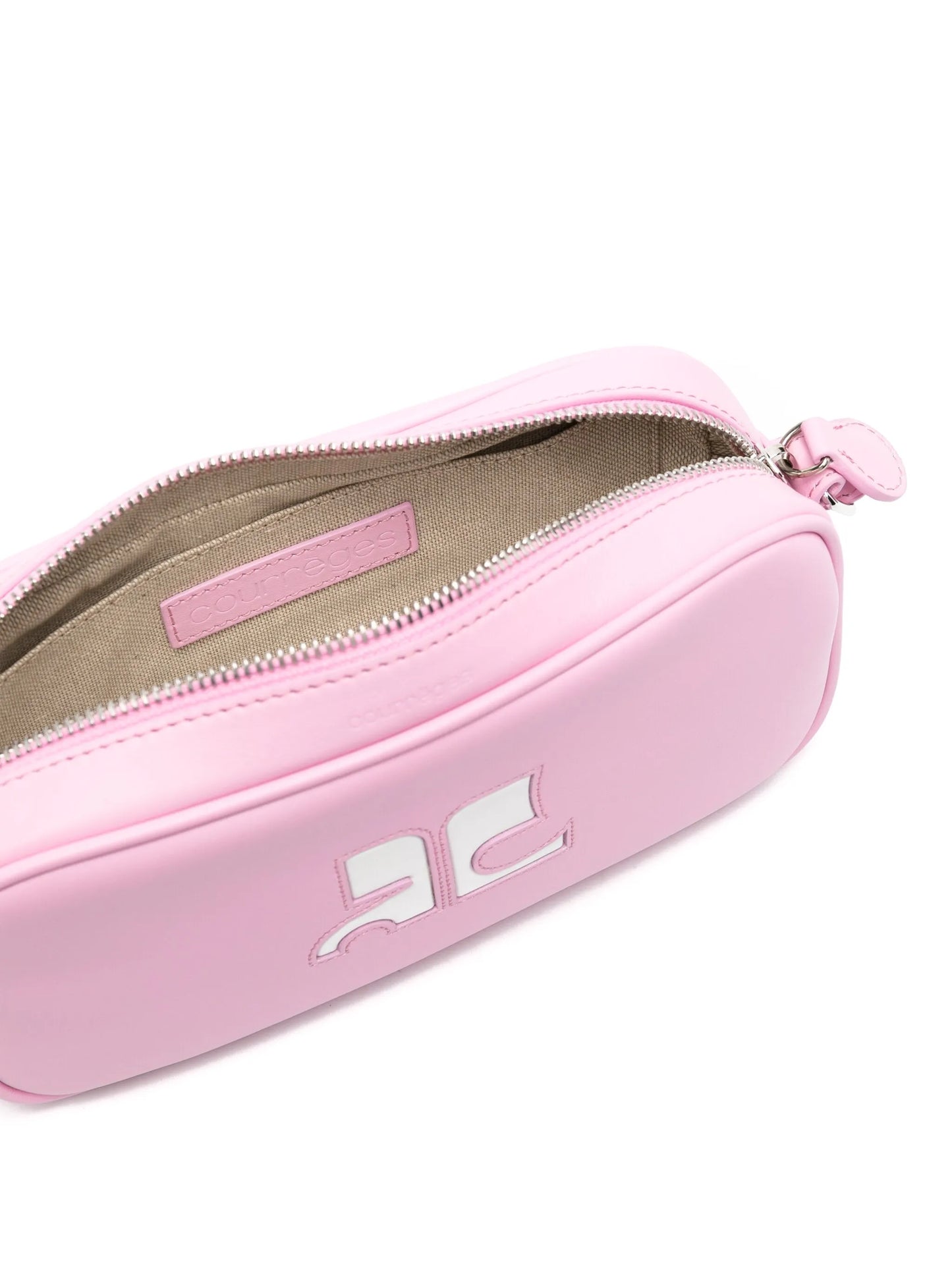 Reedition leather shoulder bag