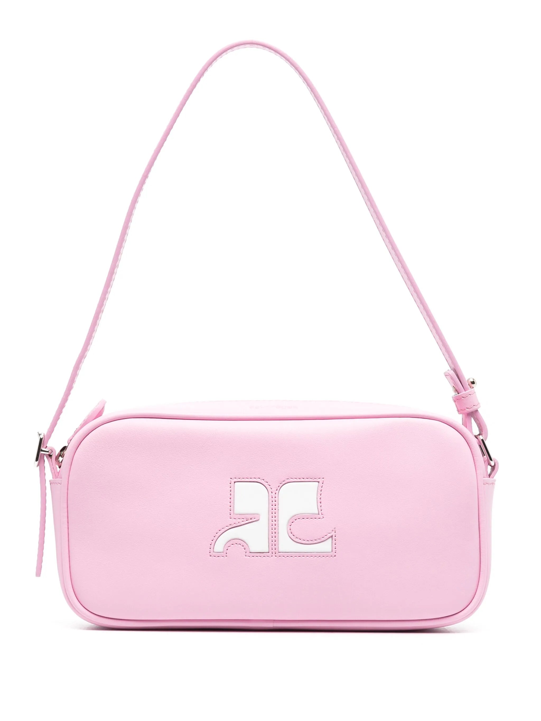 Reedition leather shoulder bag