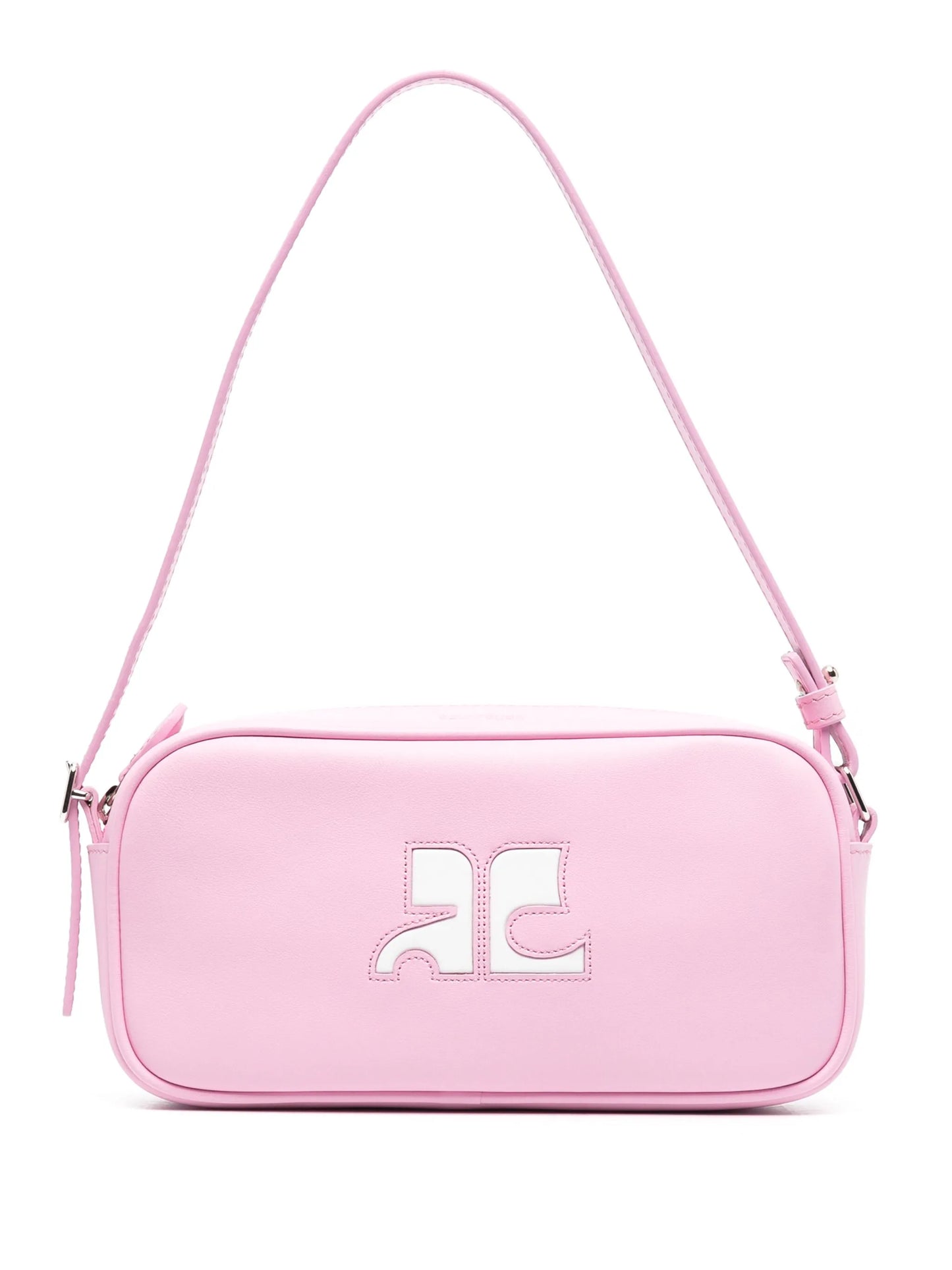 Reedition leather shoulder bag