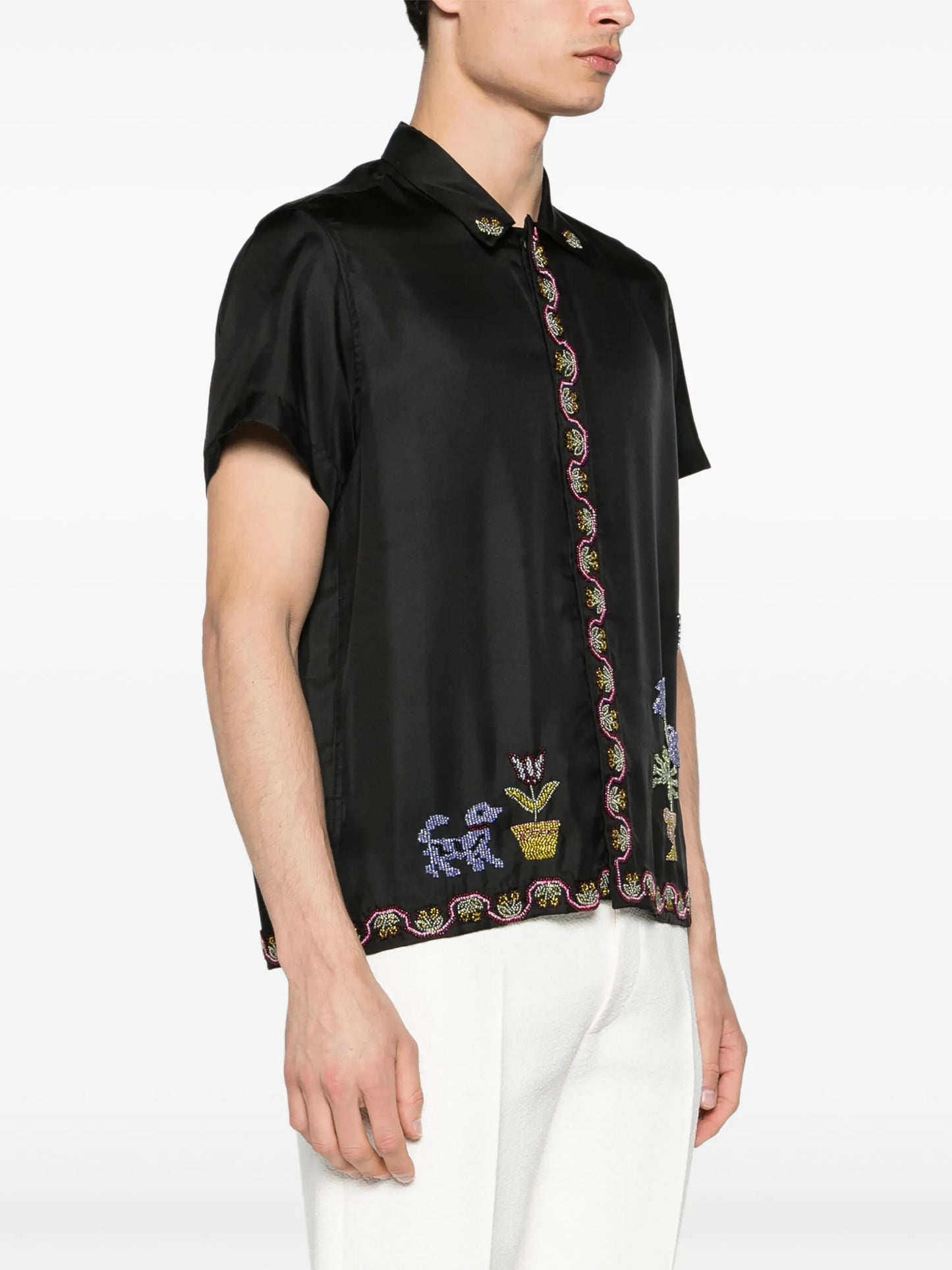 Garden Sampler silk shirt