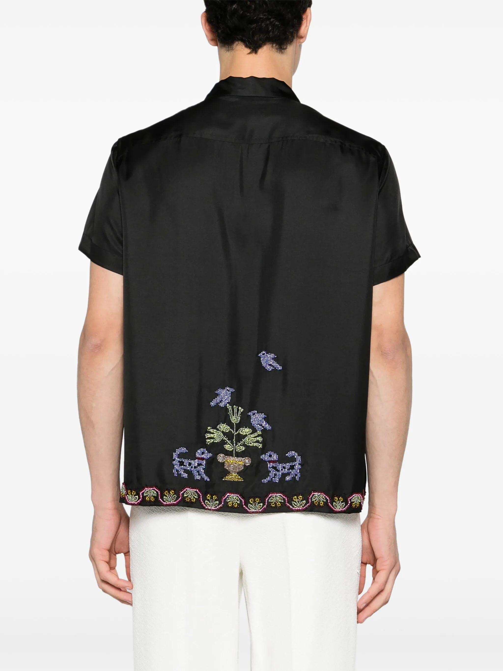 Garden Sampler silk shirt