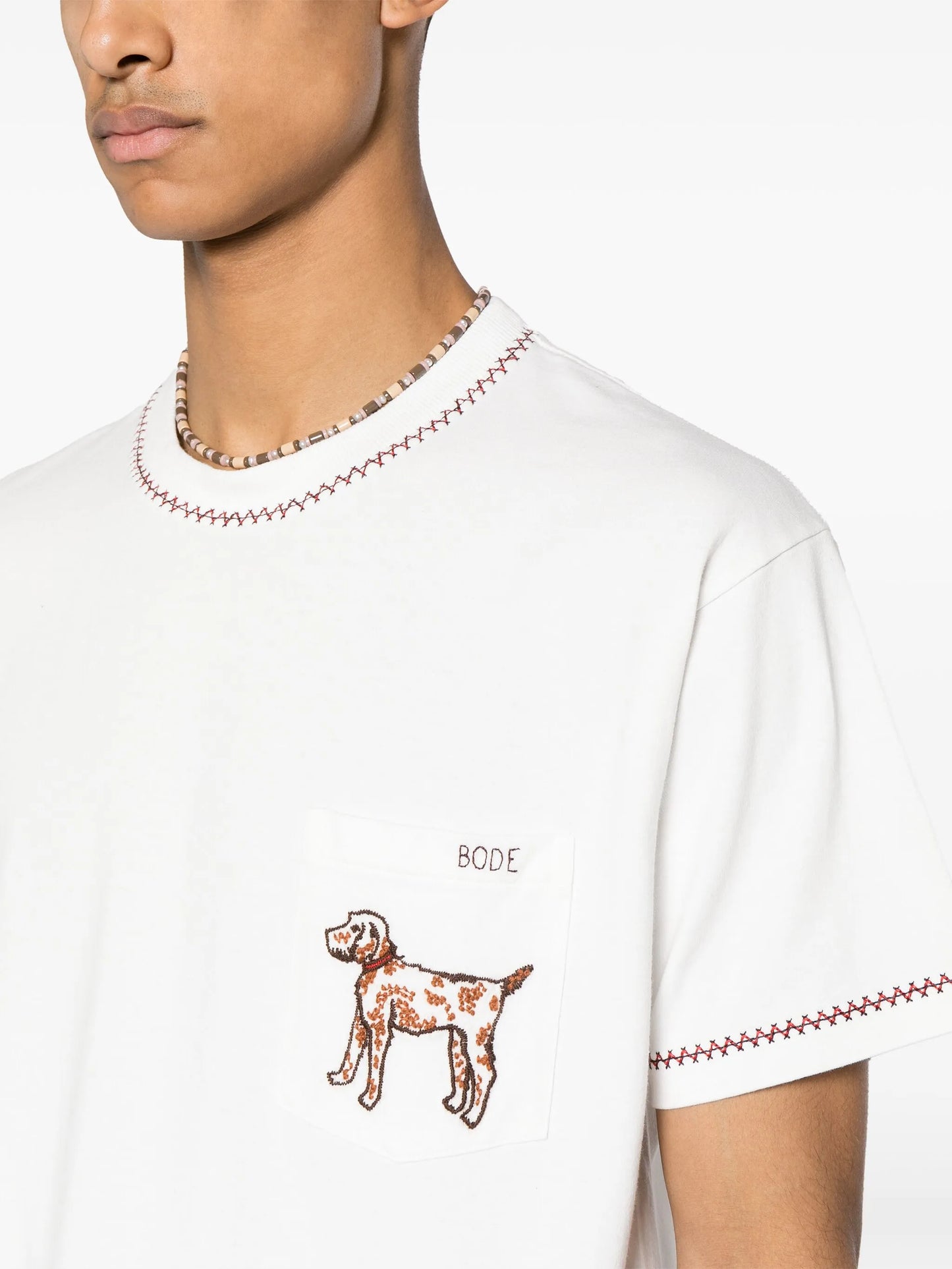 Griffon Pocket cotton T-shirt