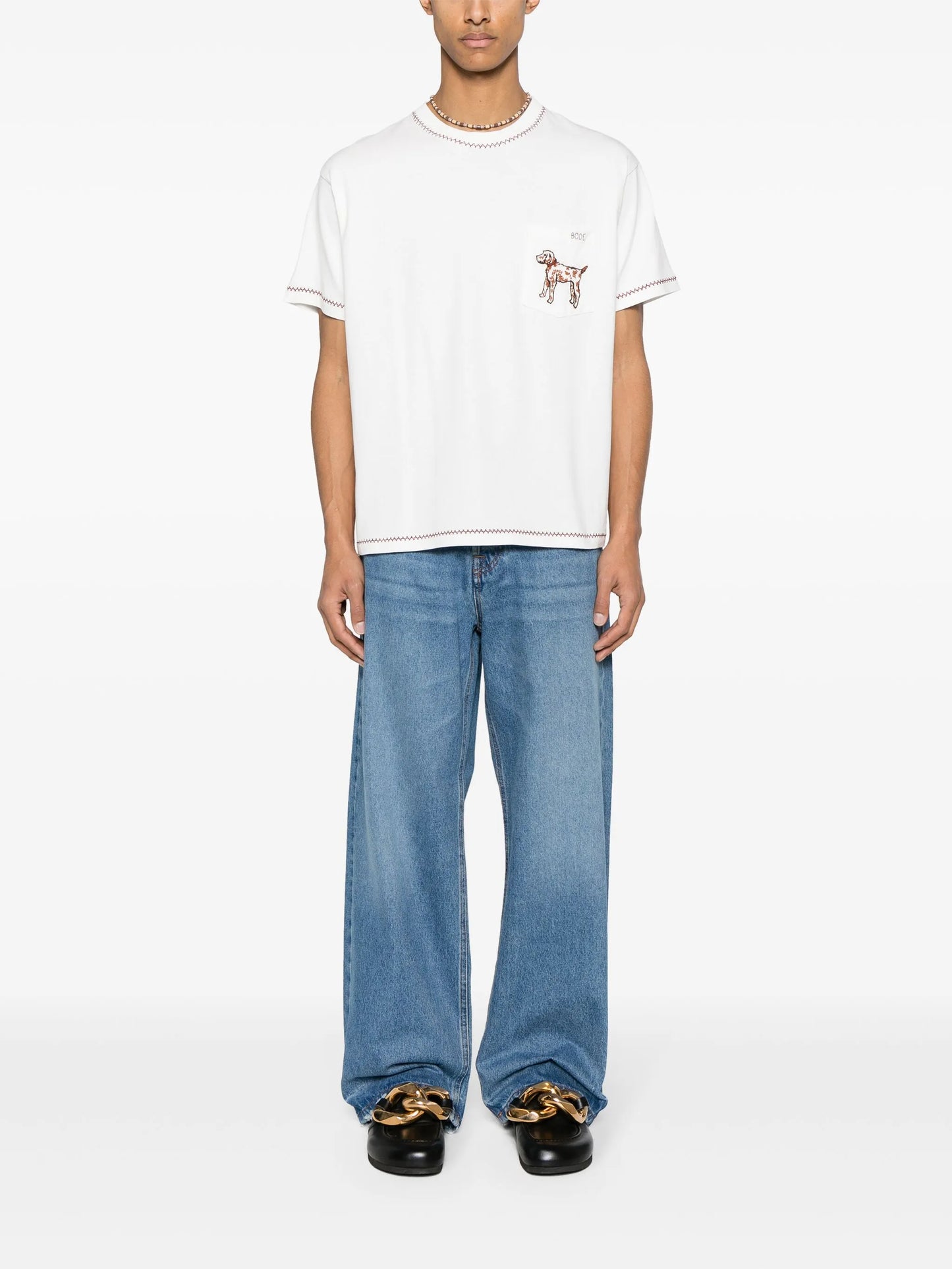 Griffon Pocket cotton T-shirt