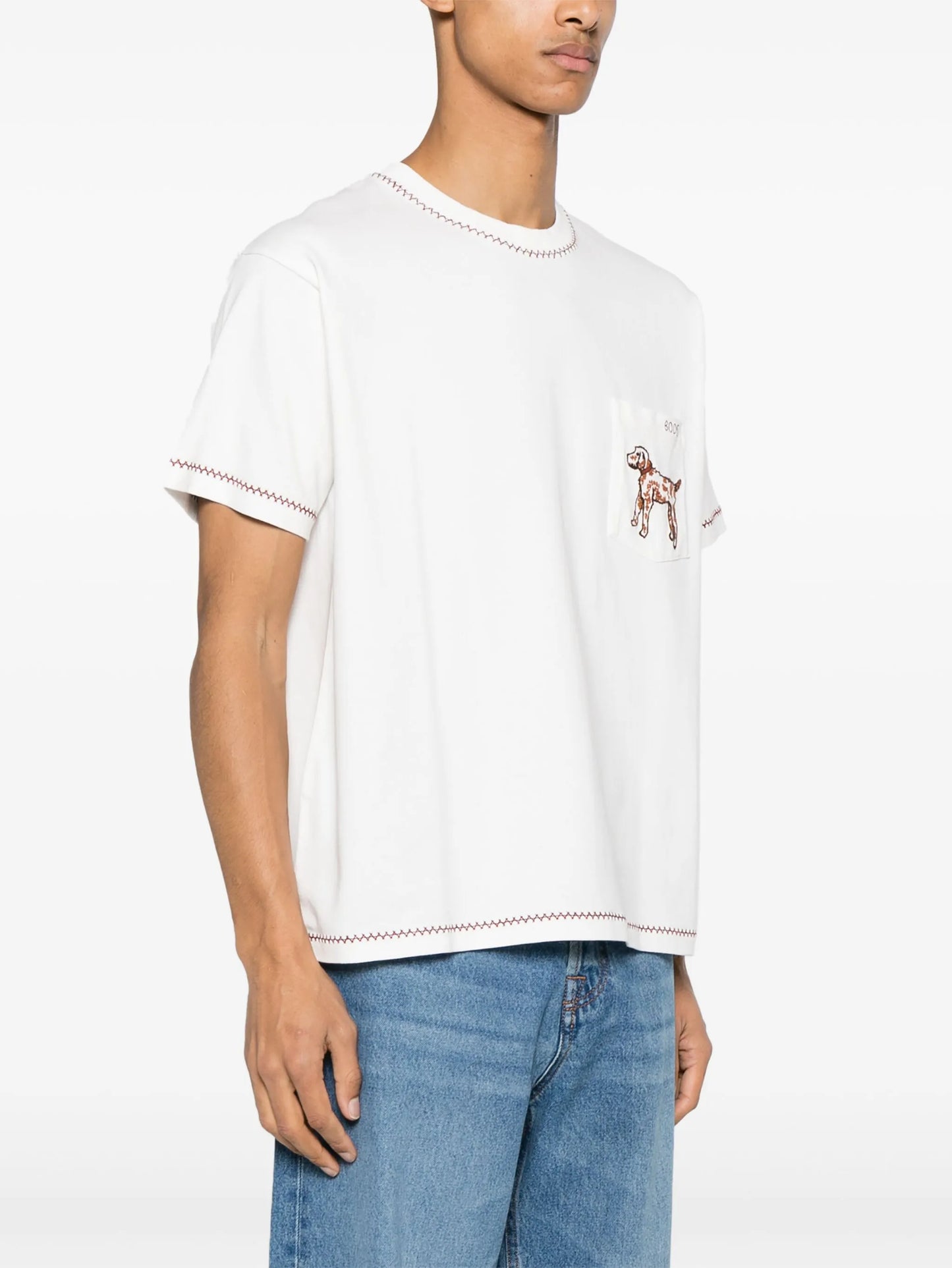 Griffon Pocket cotton T-shirt