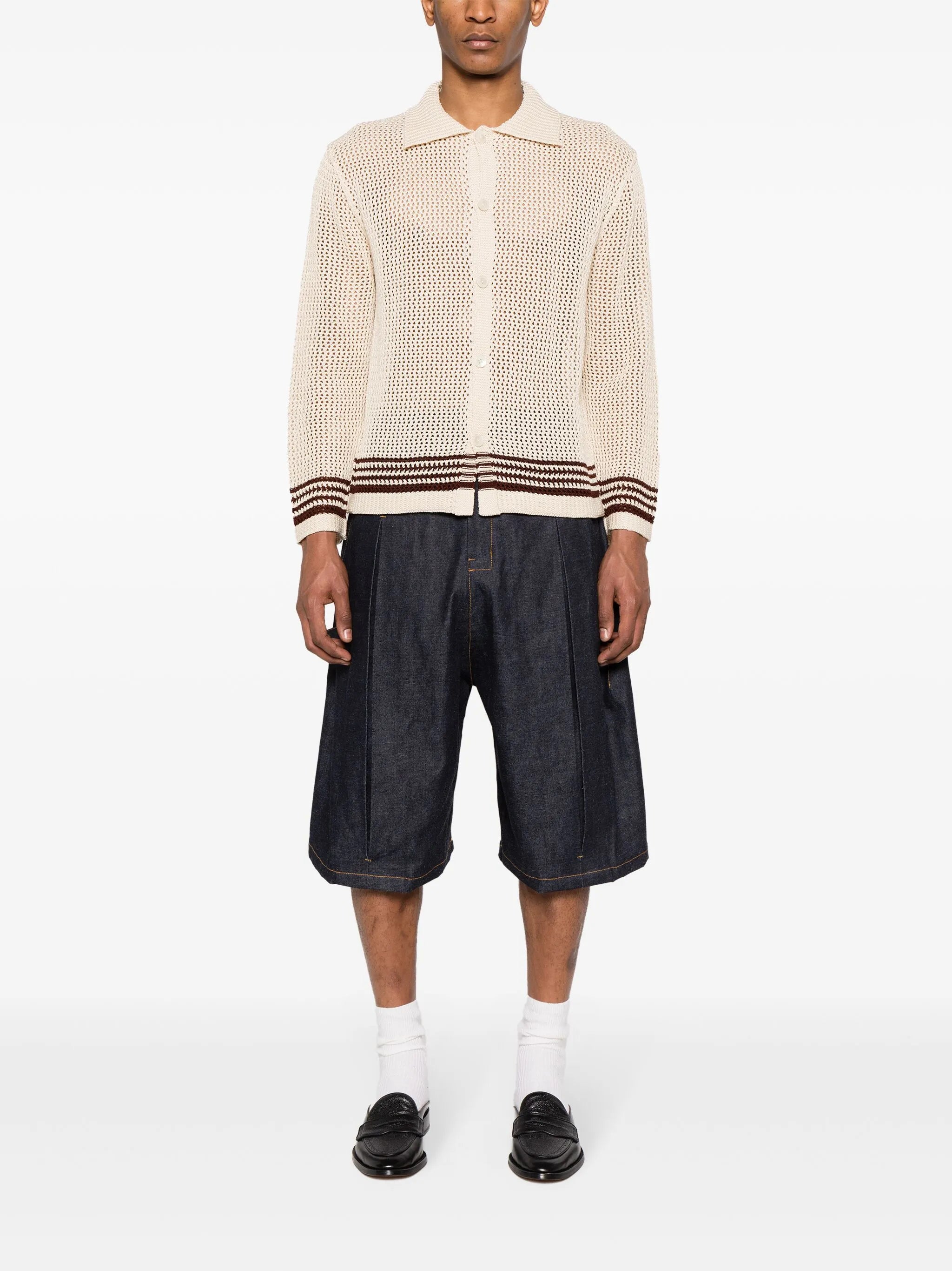 Bayberry overshirt cardigan