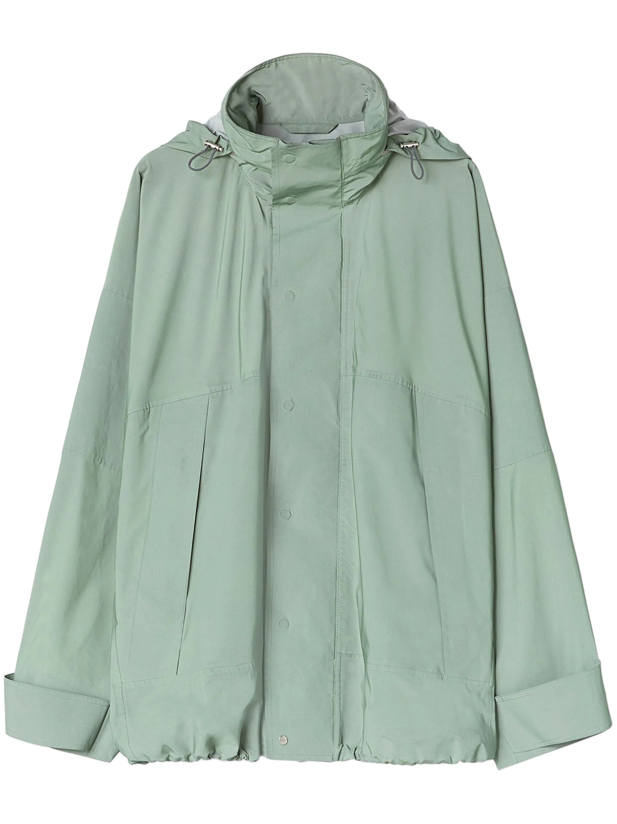 wide-sleeves hooded lightweight jacket