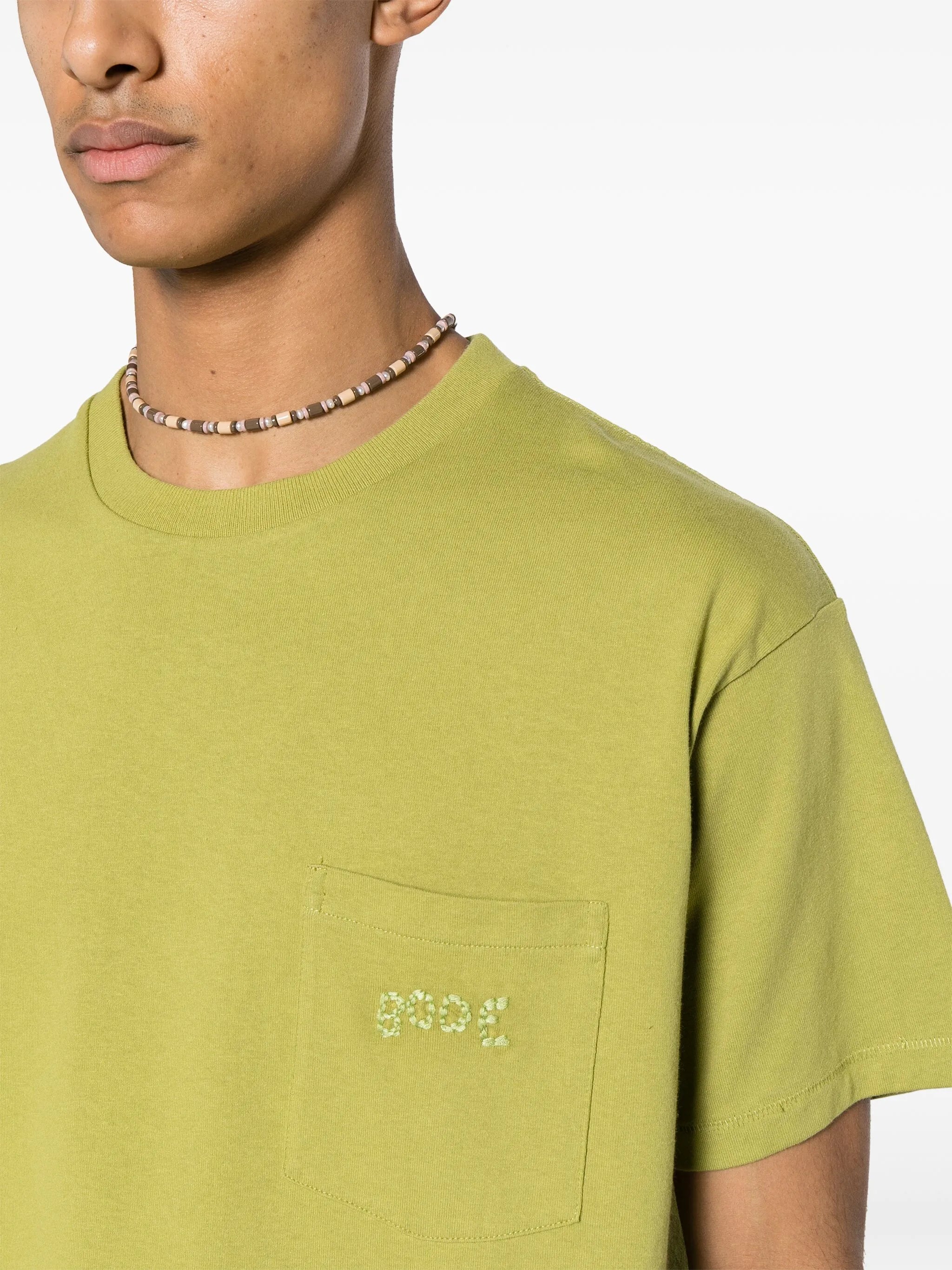 embroidered-logo cotton T-shirt