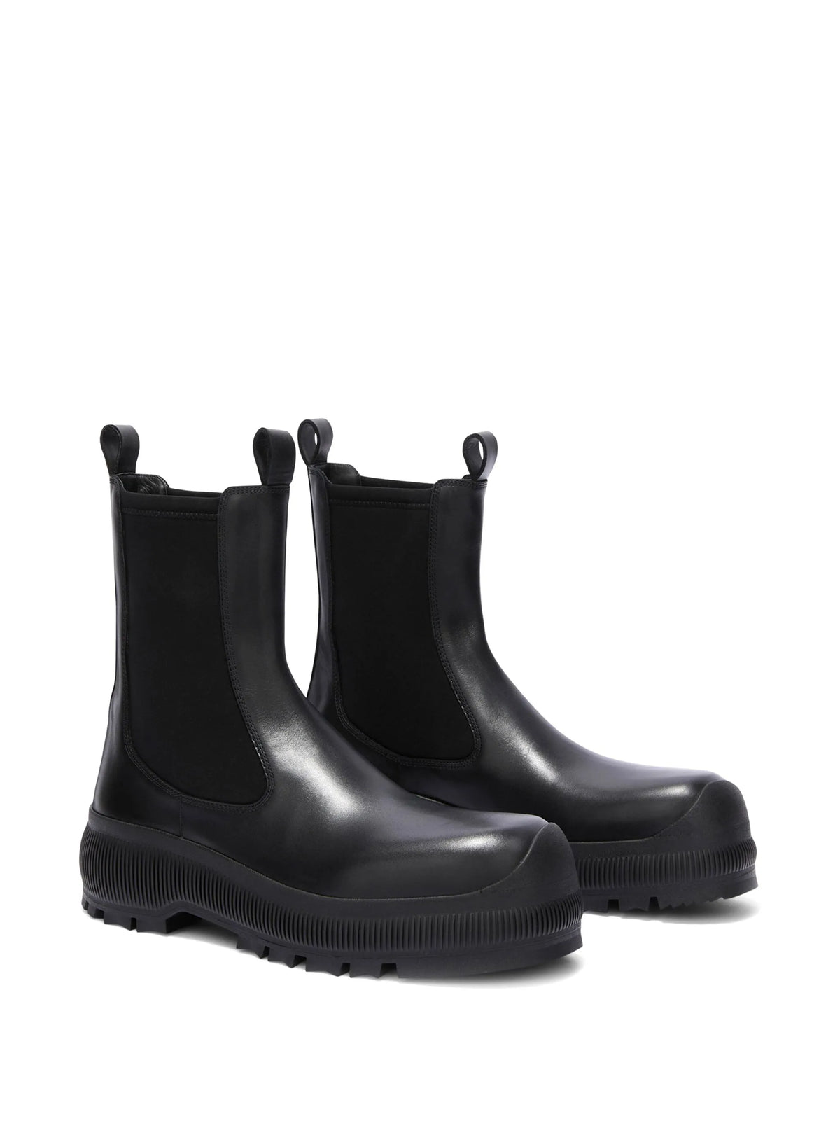 leather Chelsea boots