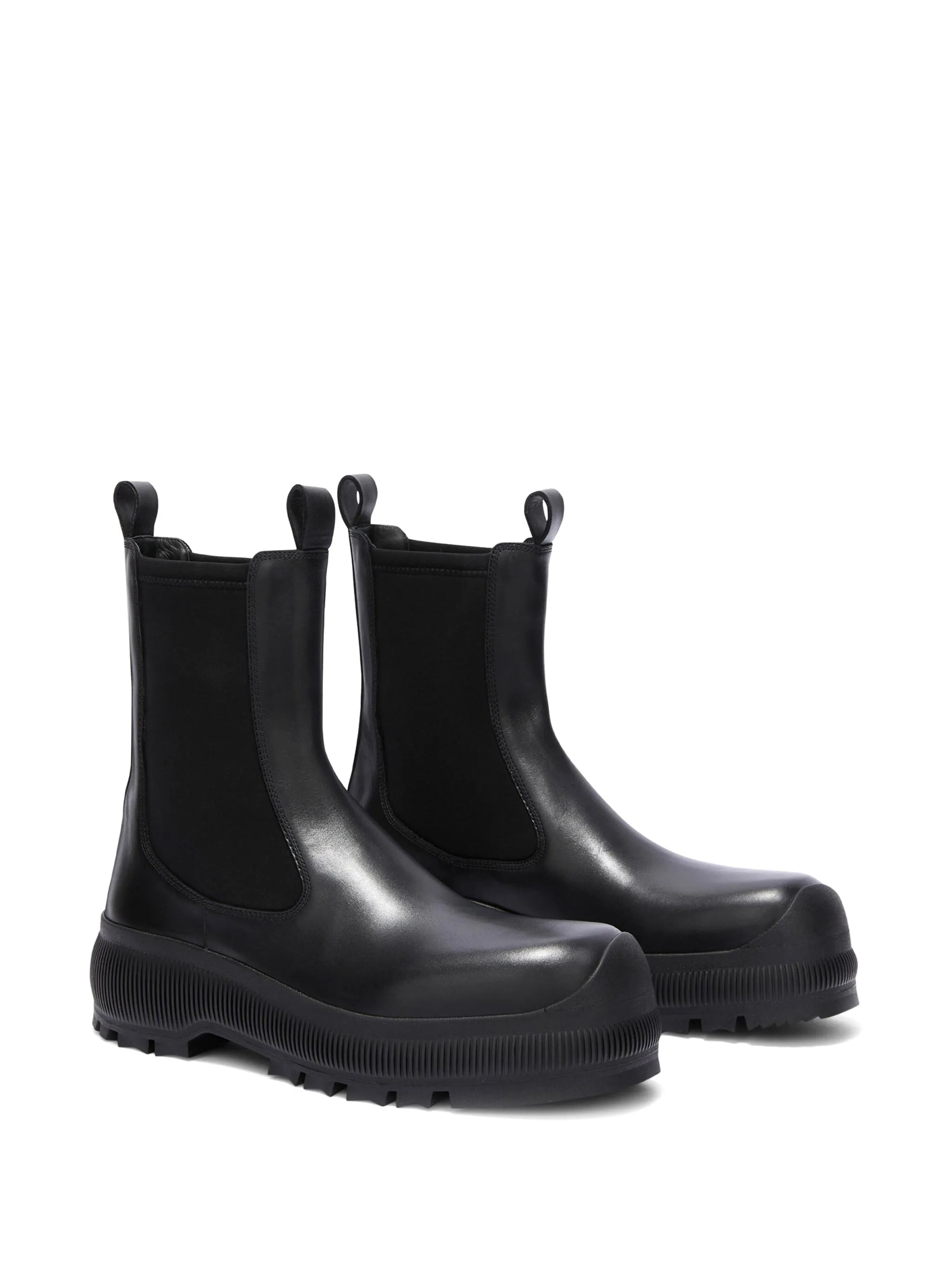leather Chelsea boots
