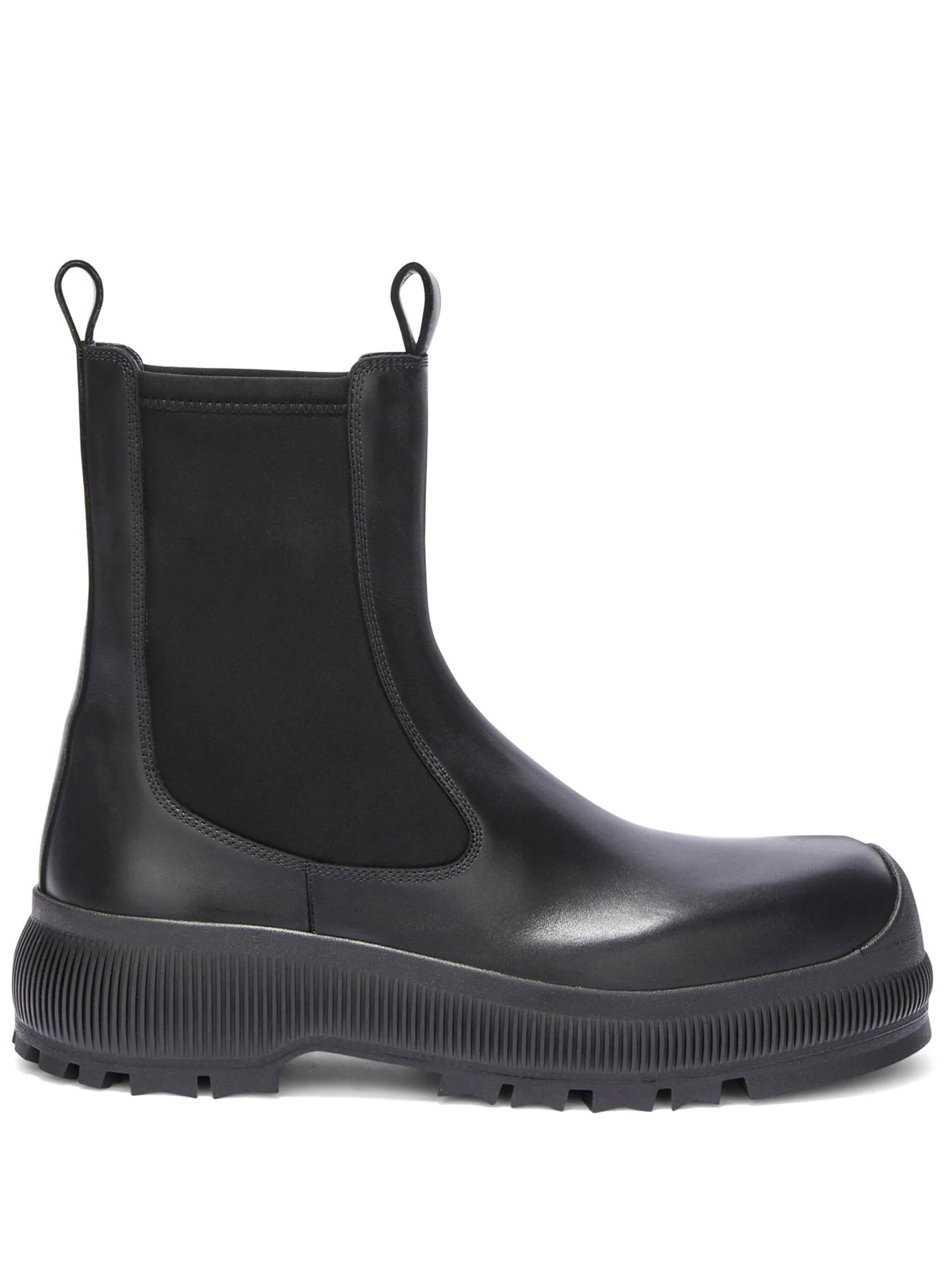 leather Chelsea boots