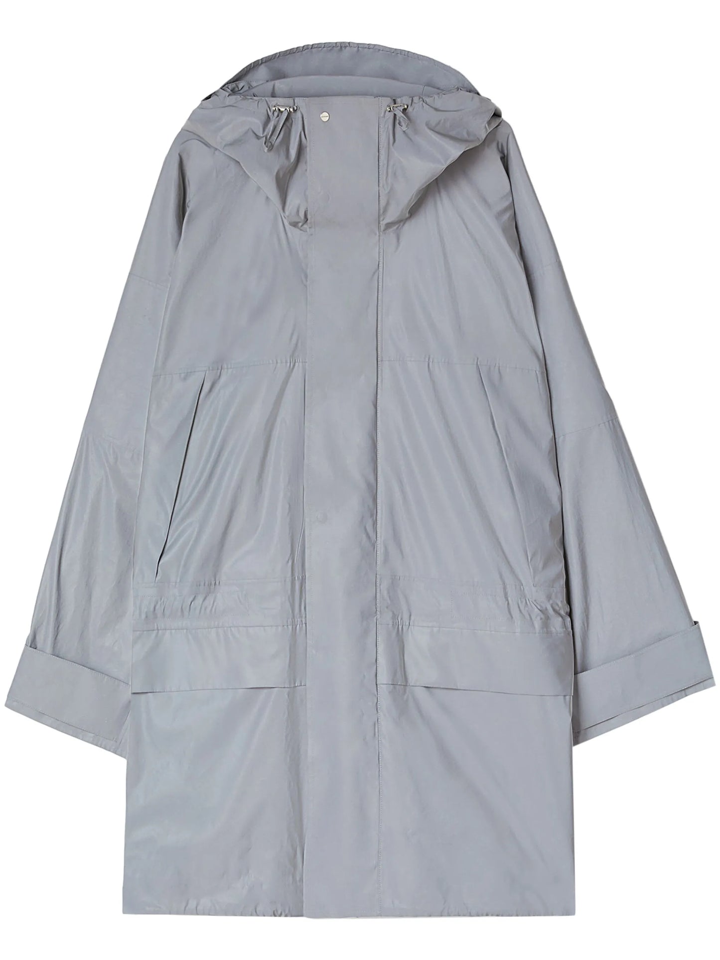 mid-length rain coat
