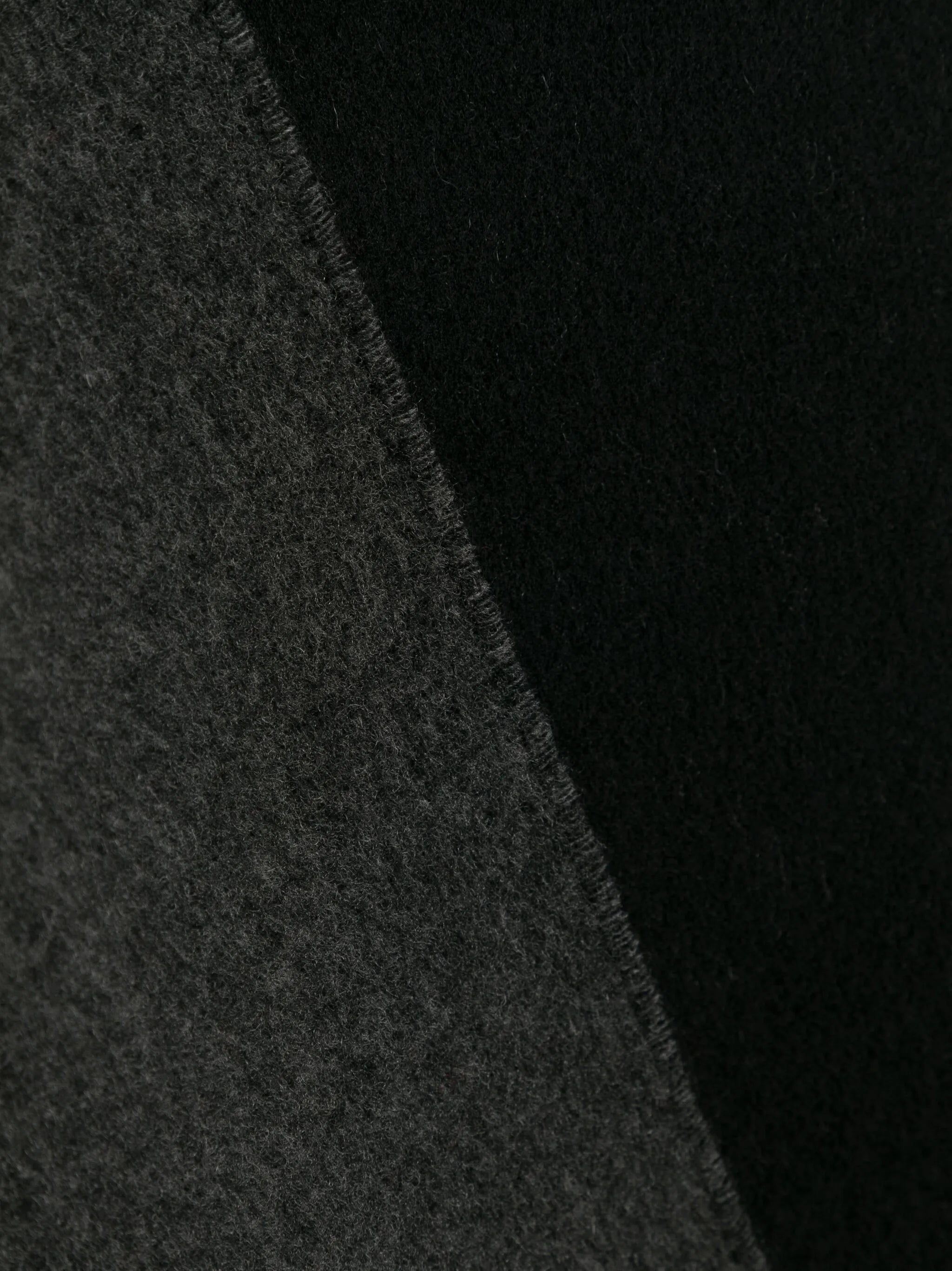 logo-patch wool scarf