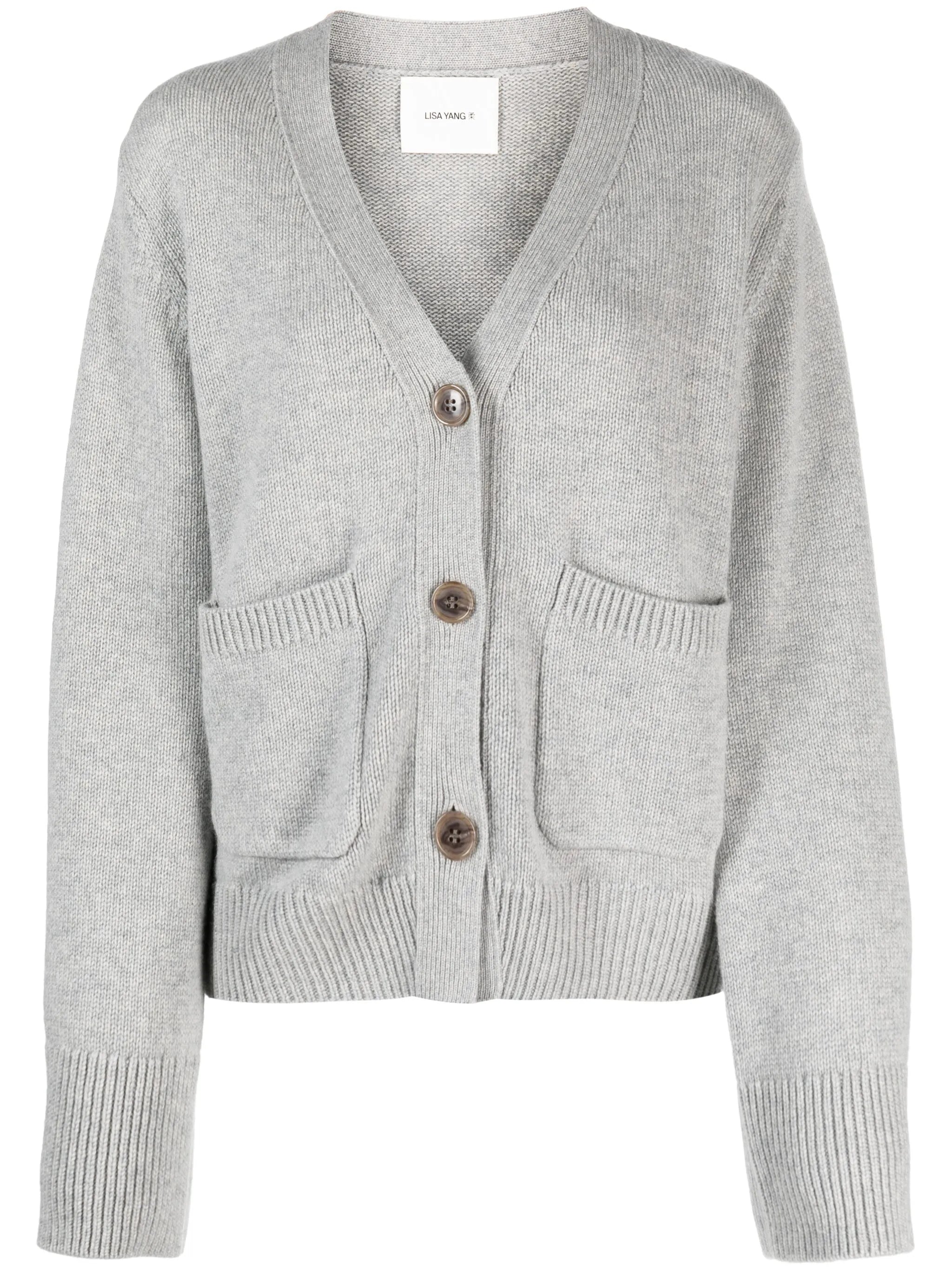 V-neck cashmere cardigan