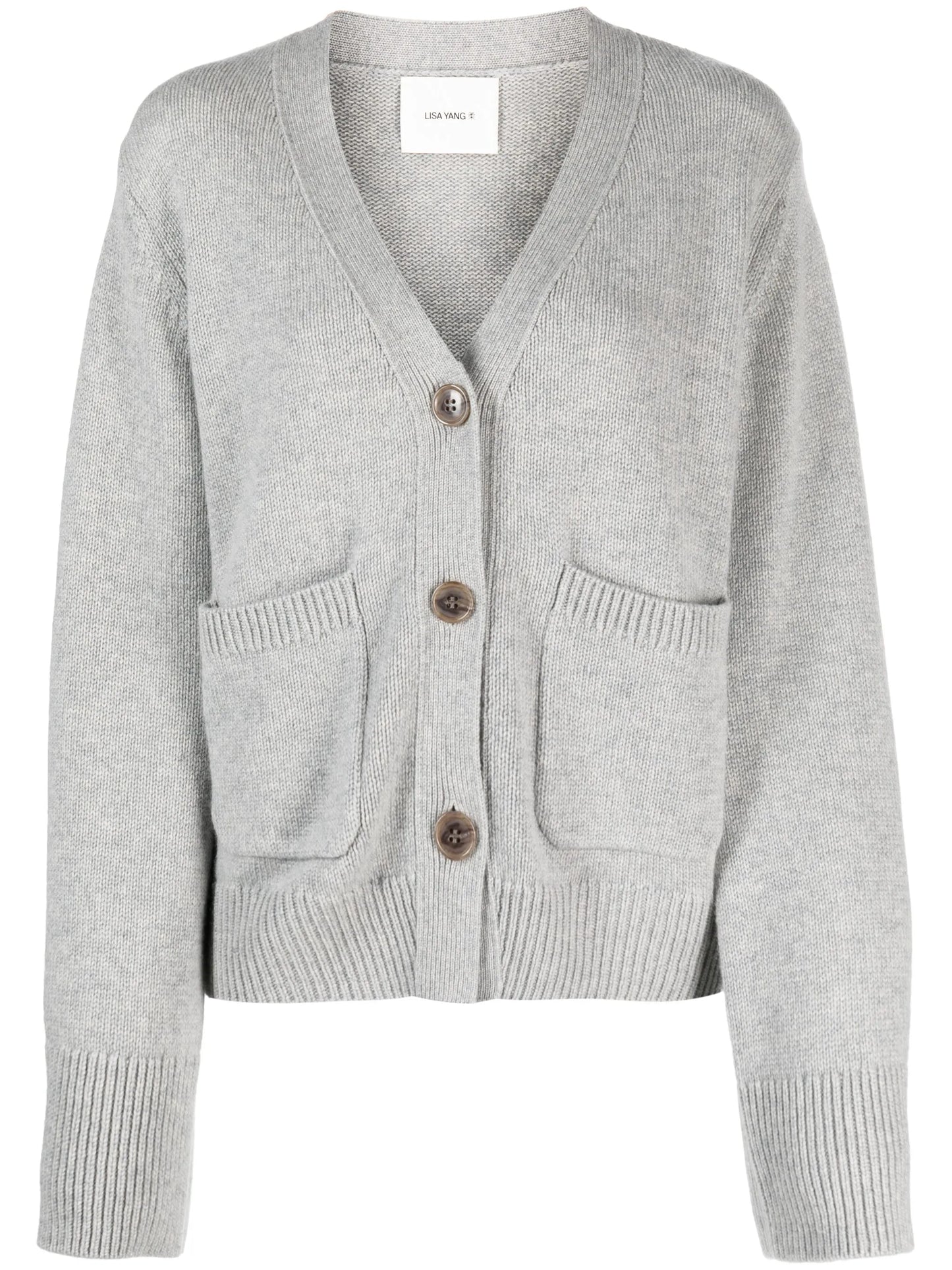 V-neck cashmere cardigan