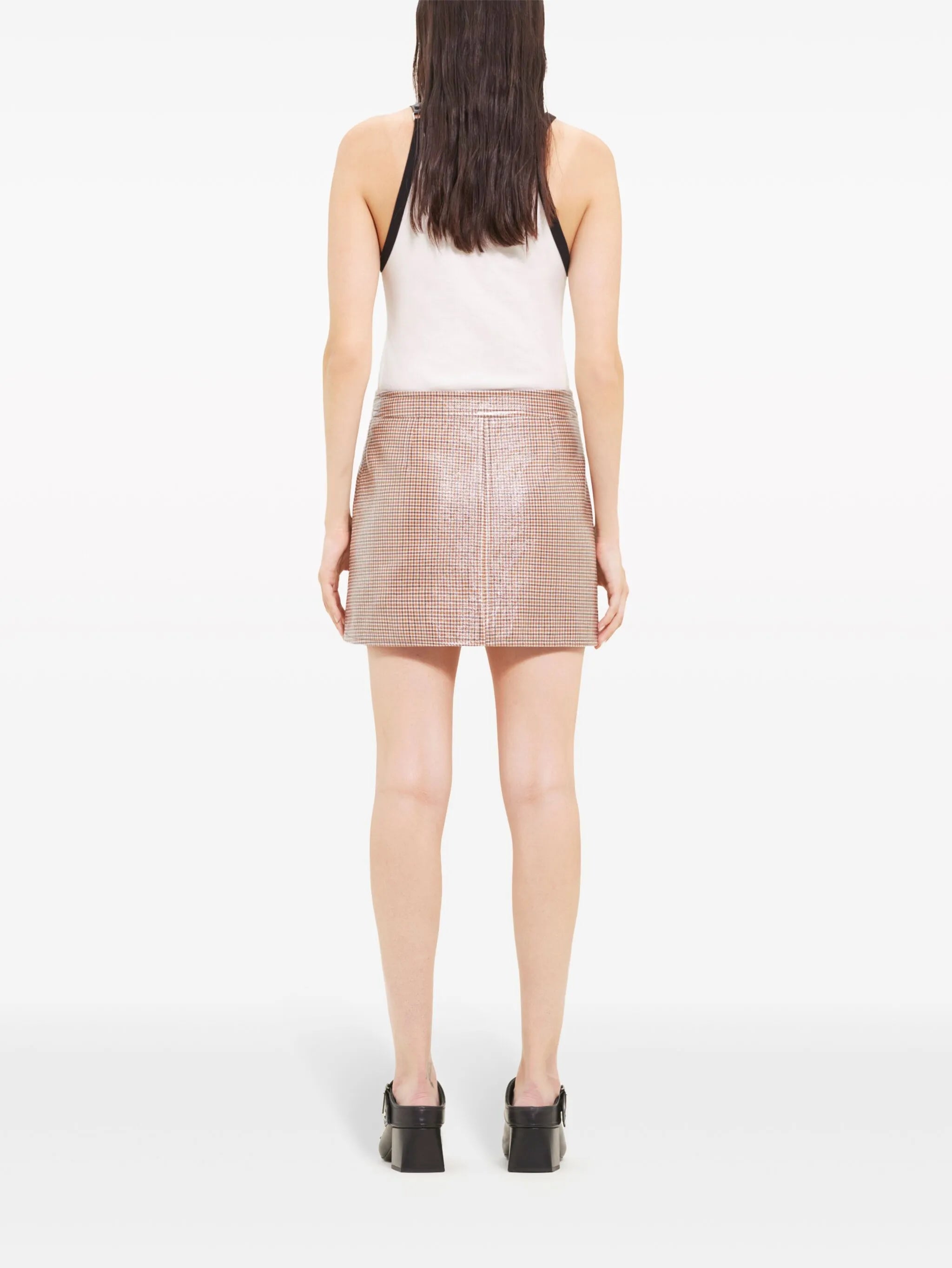 Buckle cotton tank top