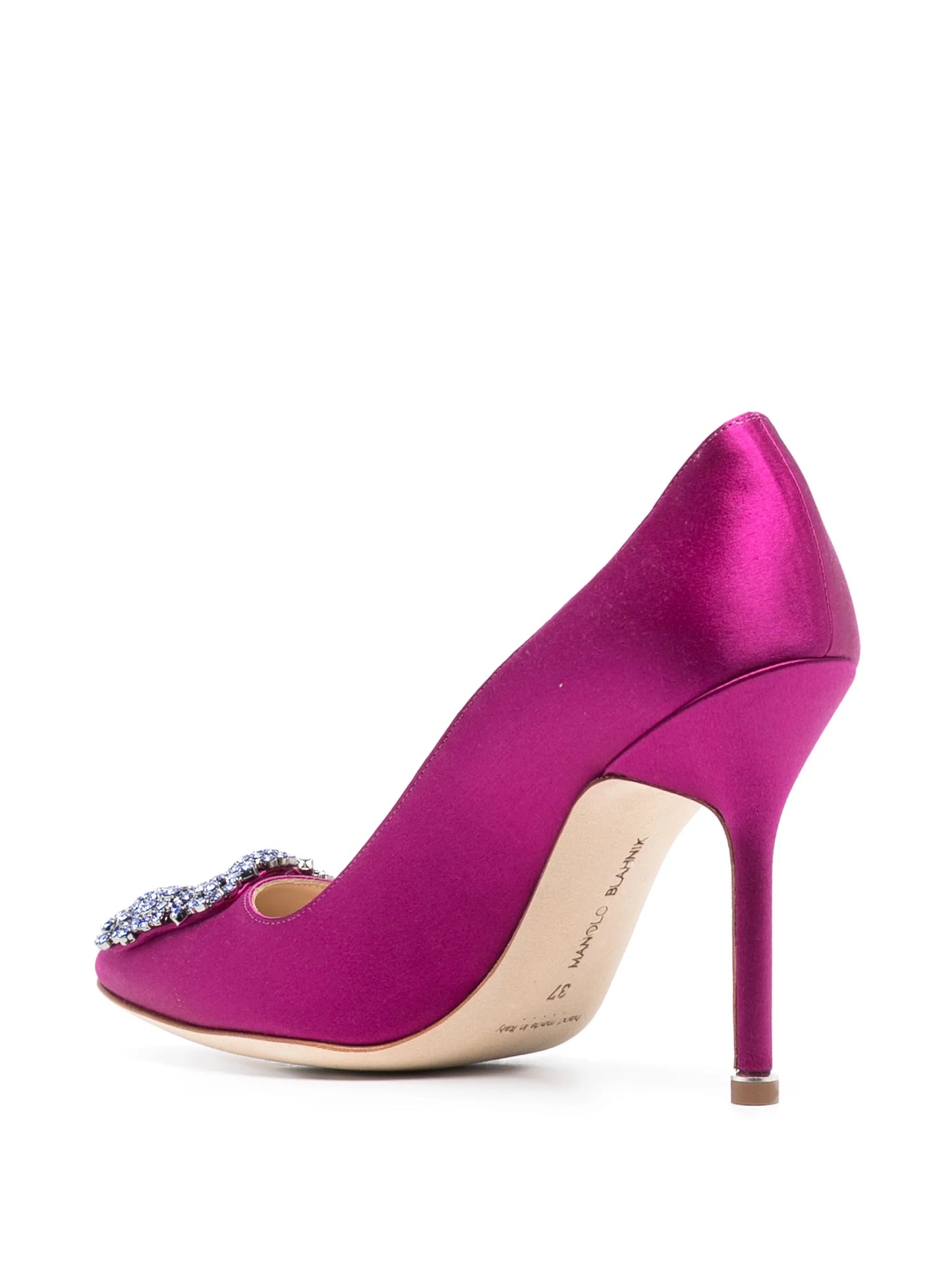 Hangisi 105mm crystal-embellished pumps