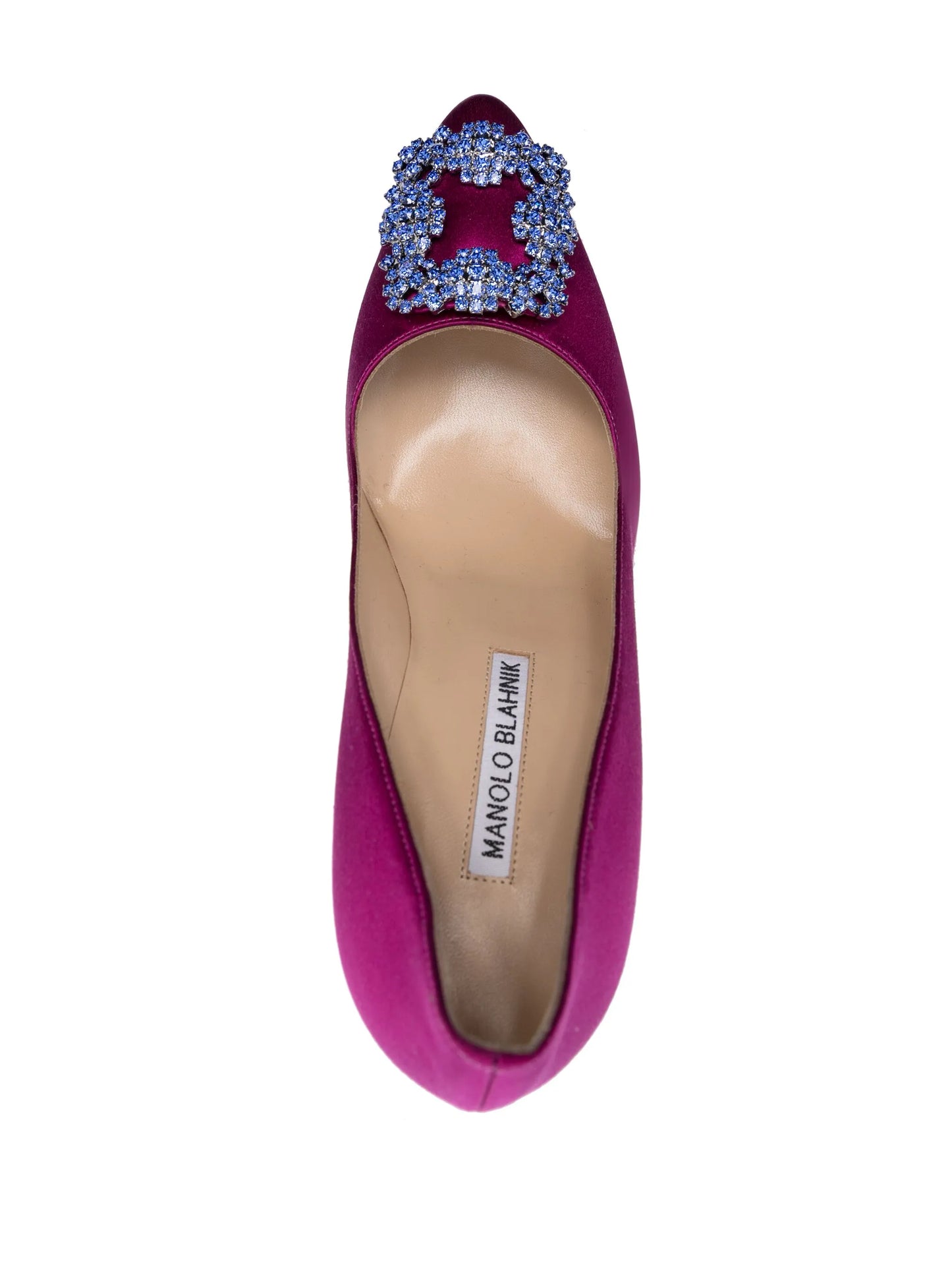 Hangisi 105mm crystal-embellished pumps