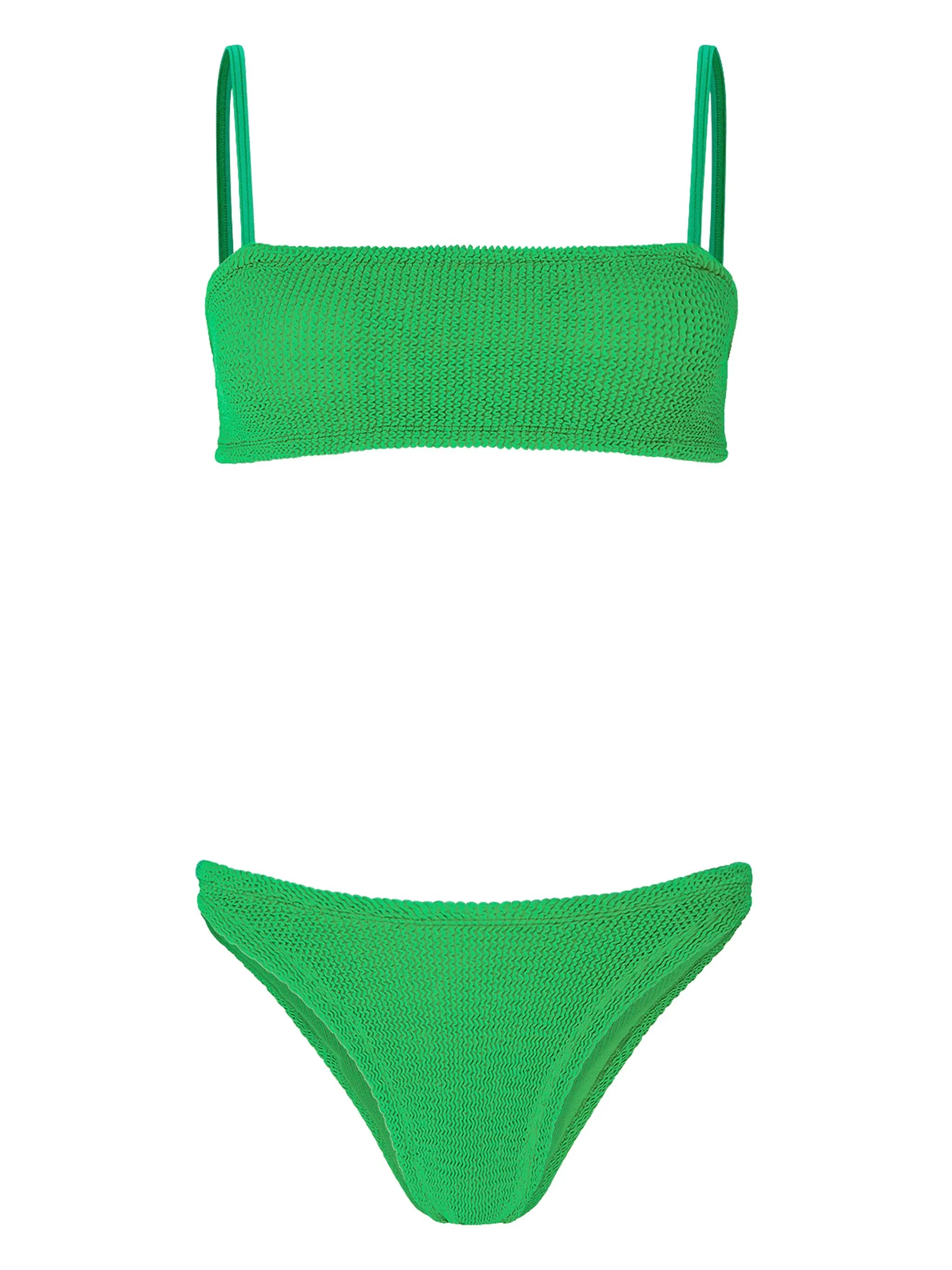 Gigi crinkle-effect bikini