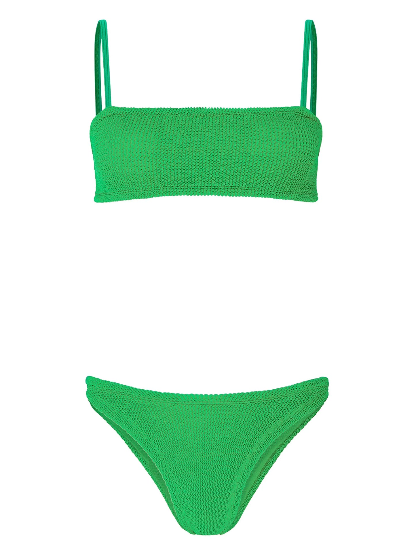 Gigi crinkle-effect bikini
