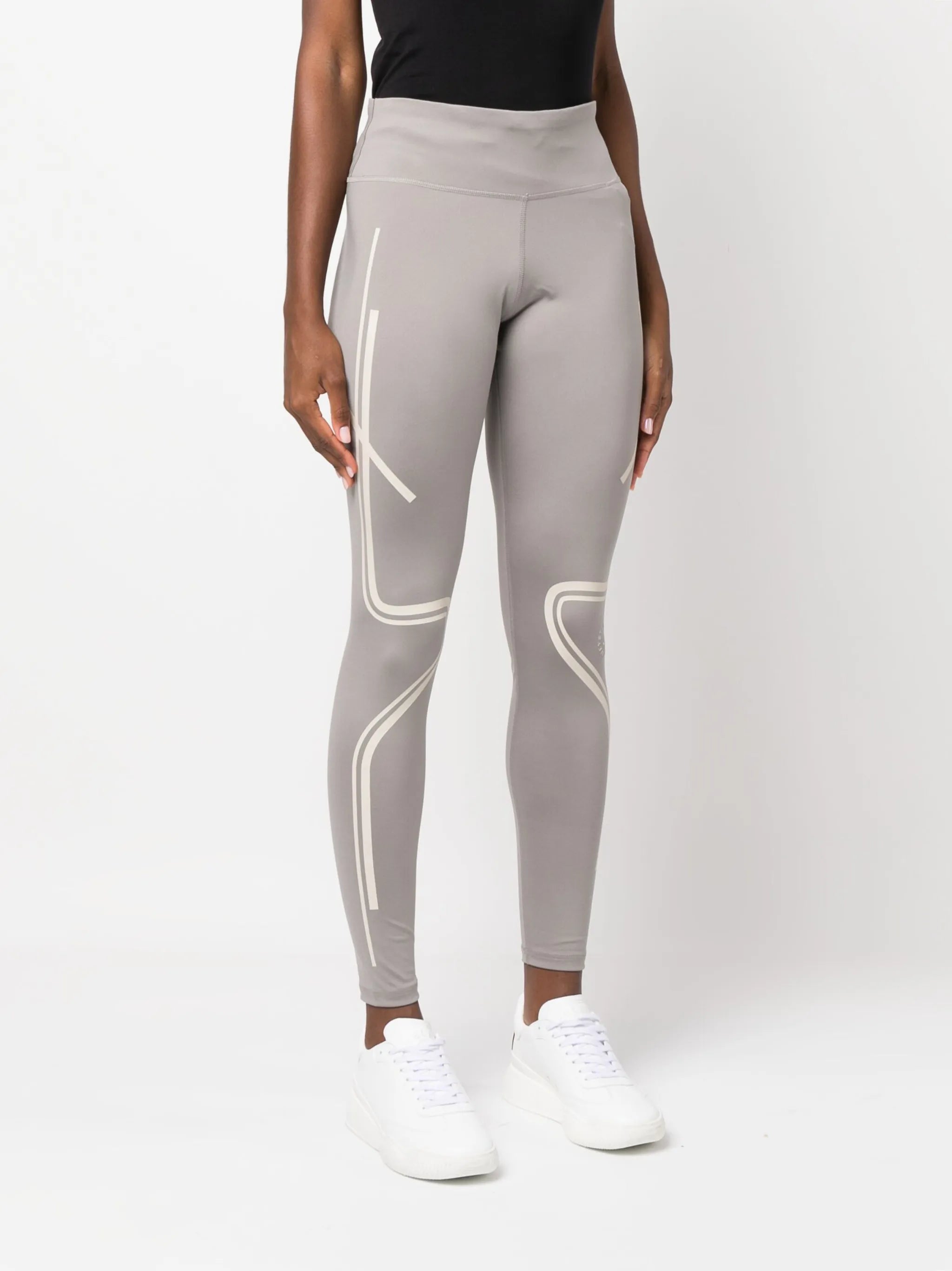 logo print performance leggings