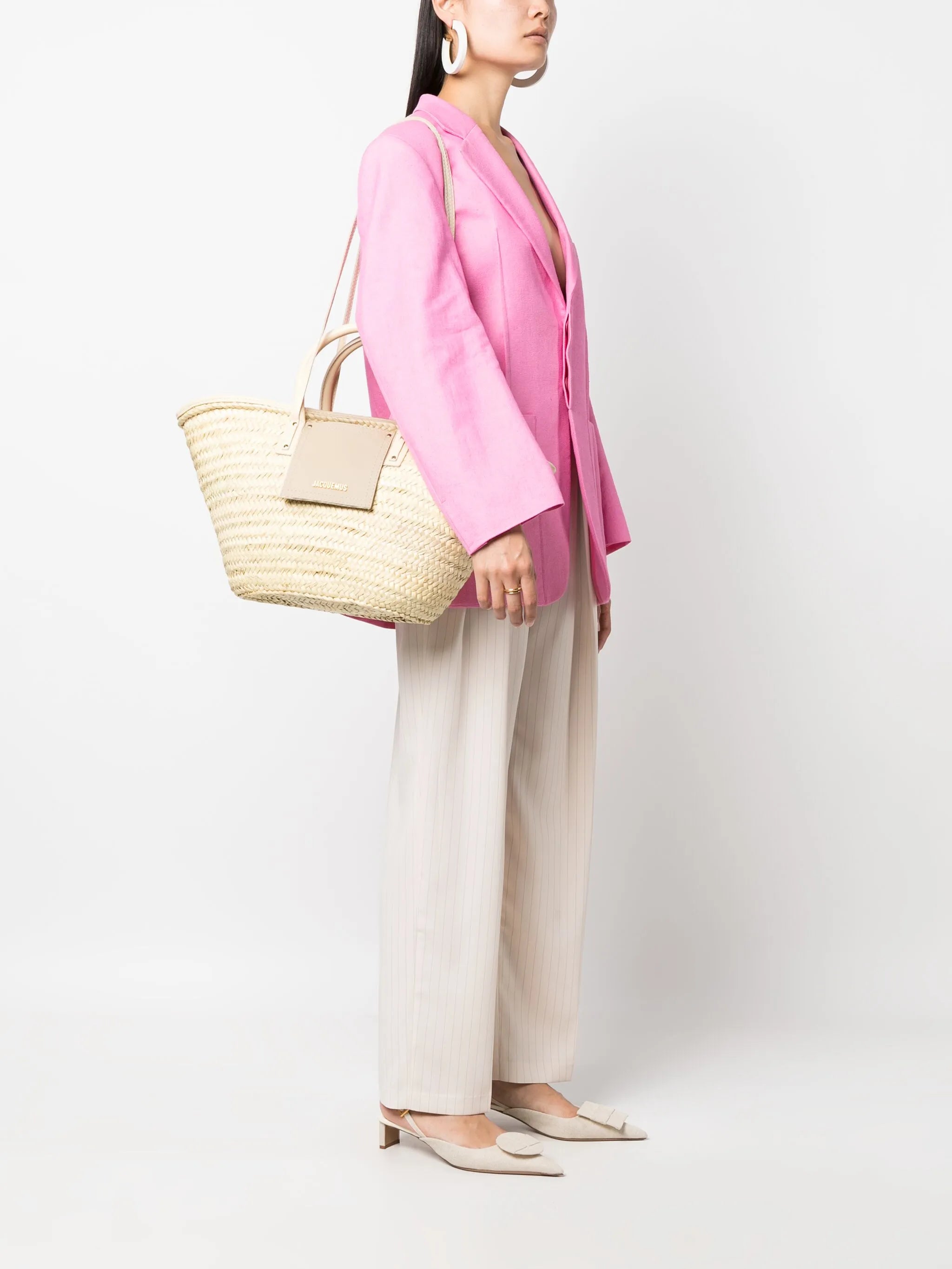 Le Panier Soli raffia tote bag