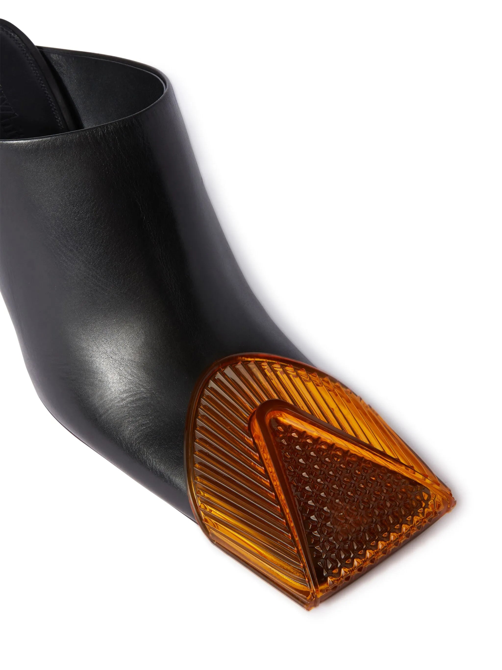 Lunar leather mules