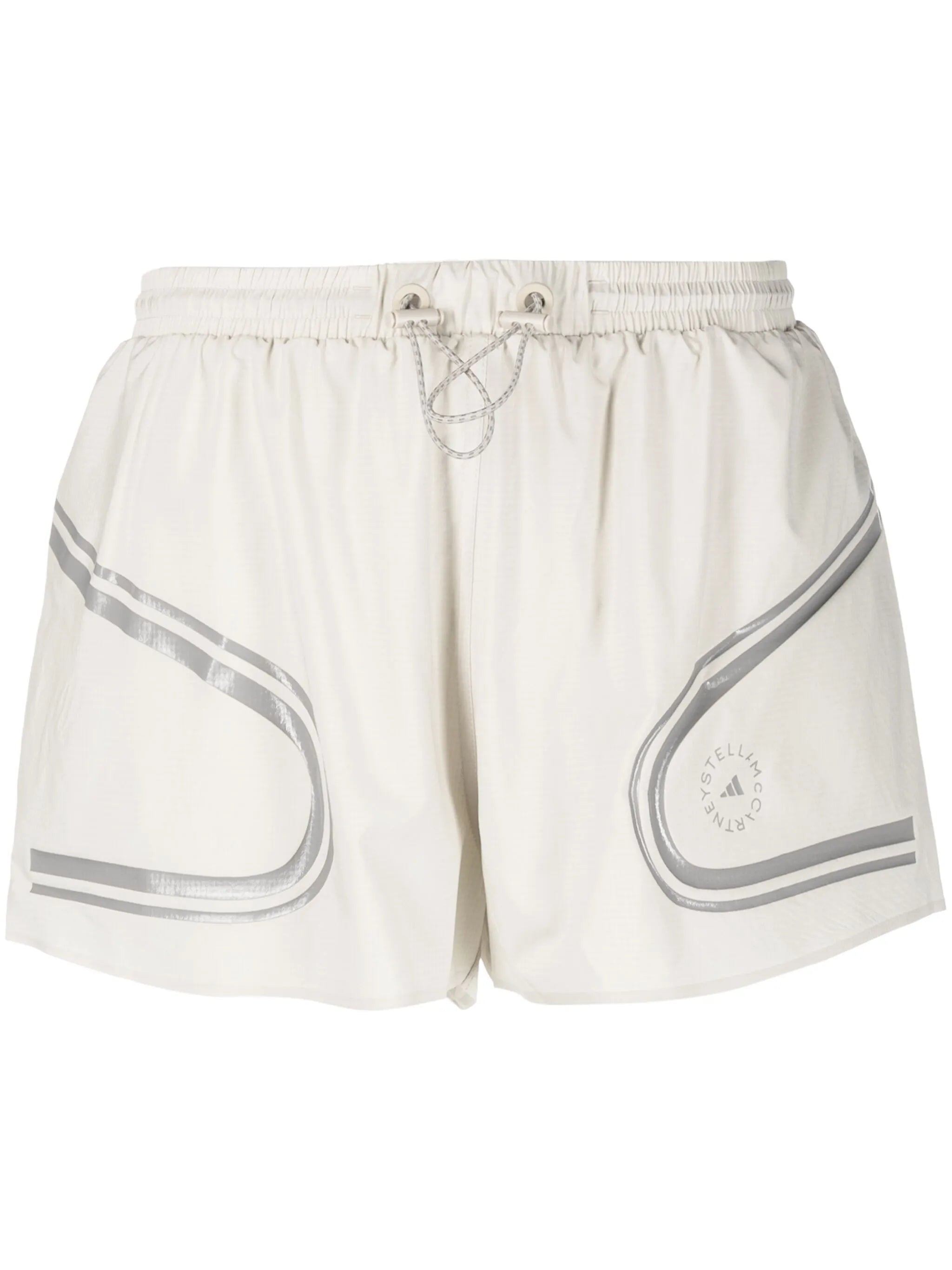 logo-print drawstring short