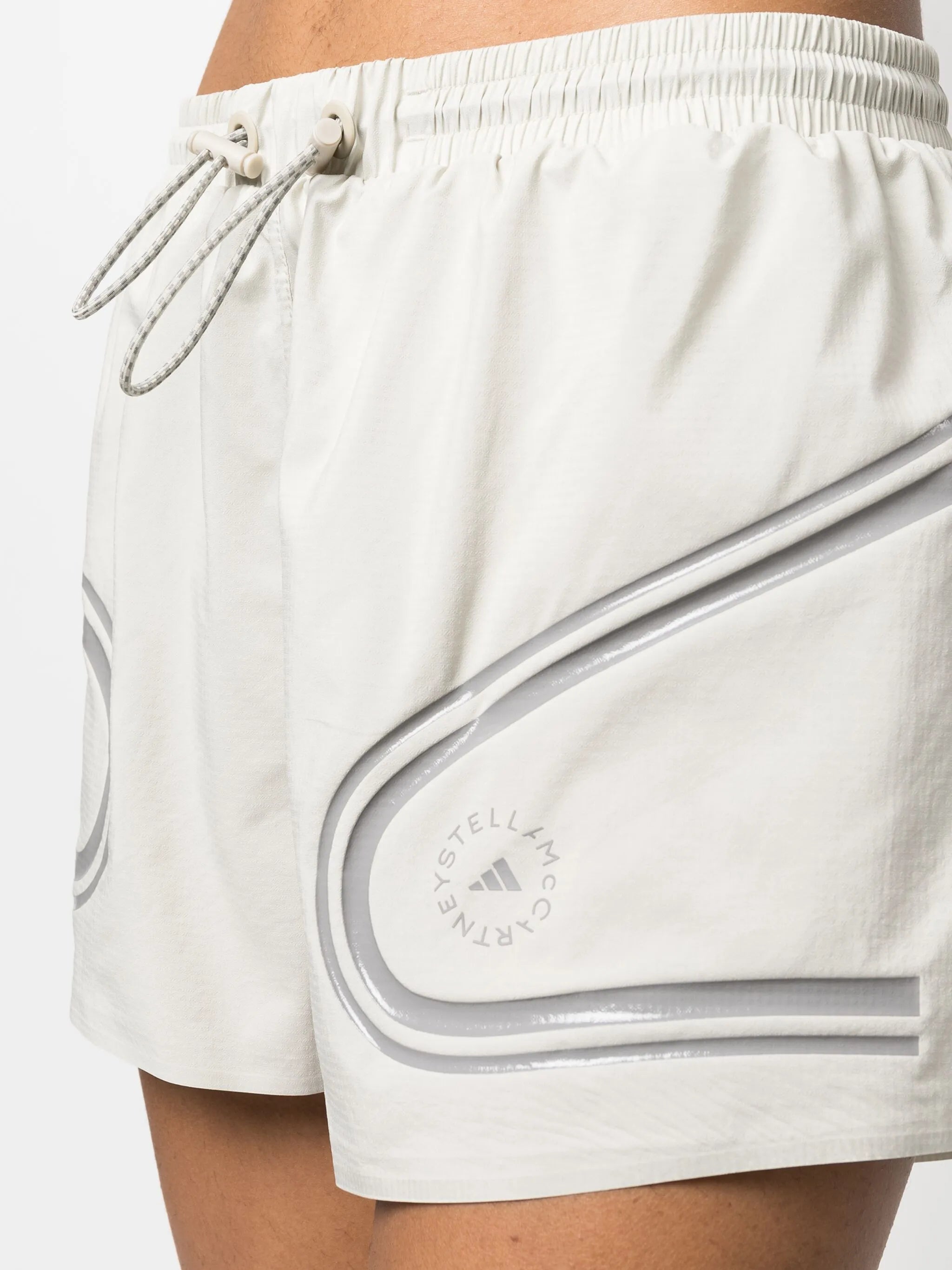 logo-print drawstring short